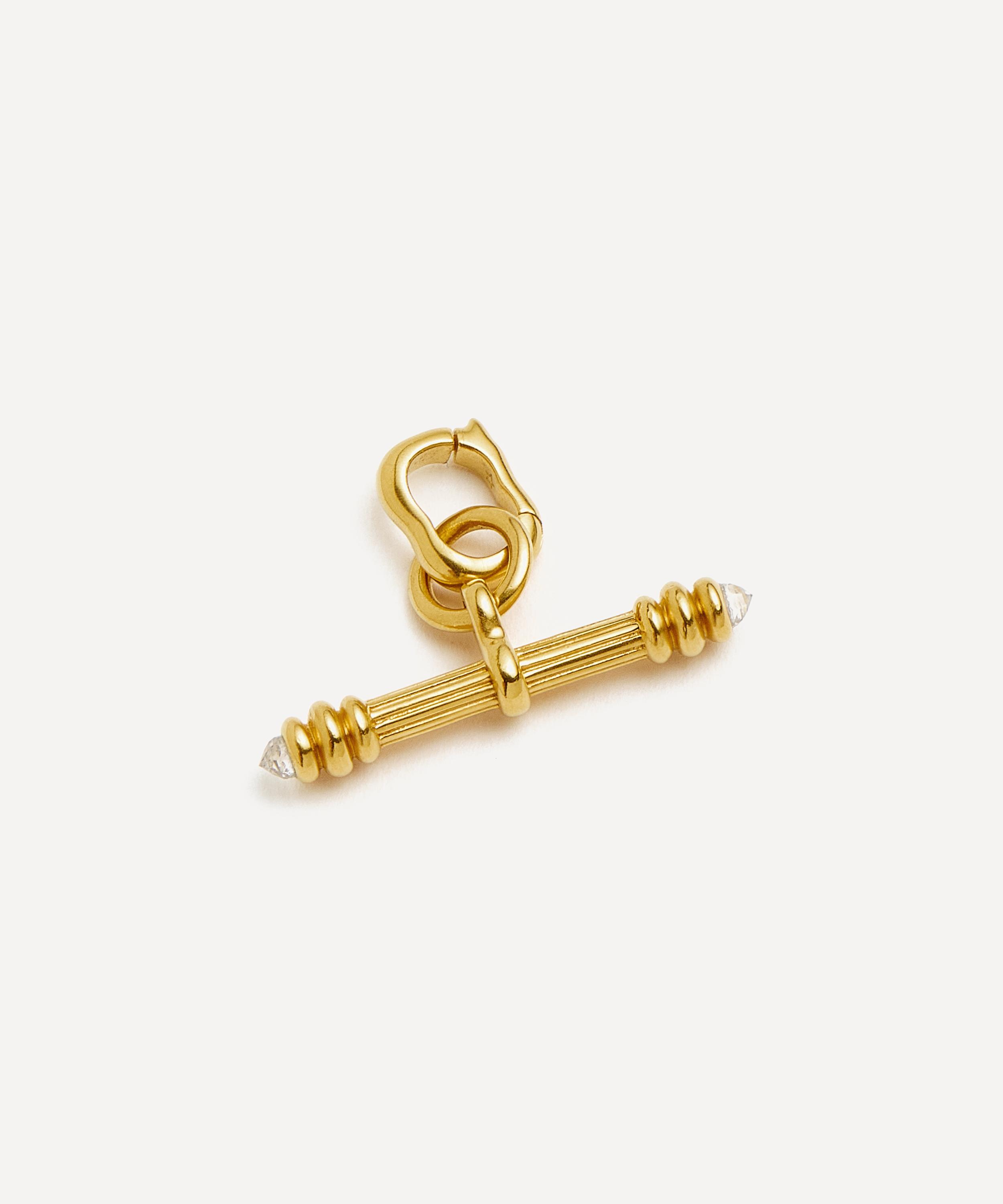 Missoma - X Harris Reed 18ct Gold-Plated Crystal Clip-On Charm image number 0