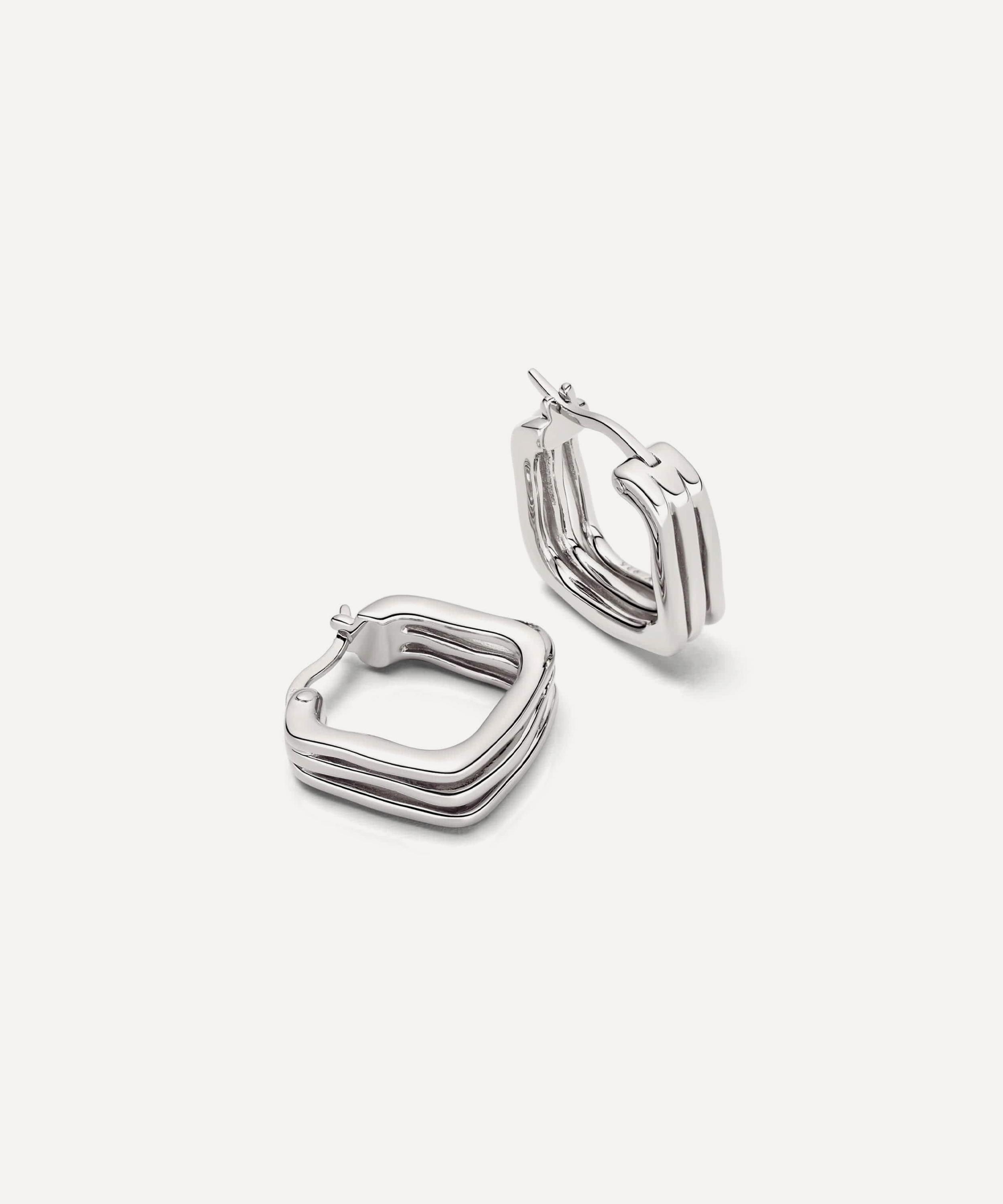 Daisy London - Sterling Silver Est&eacute;e Lalonde Sisterhood Hoop Earrings
