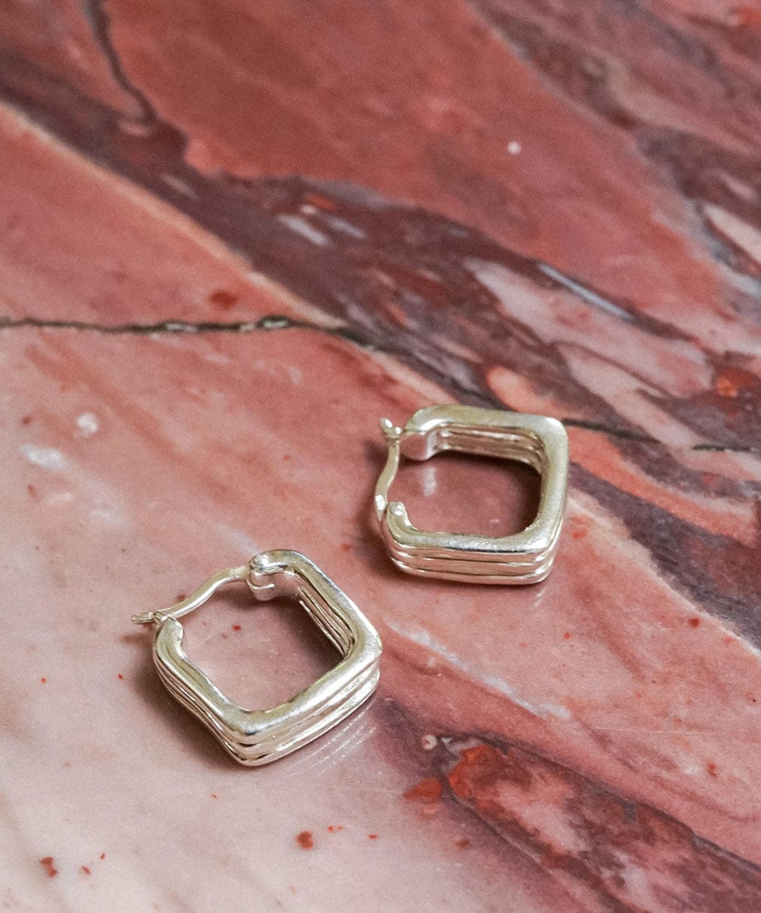 Daisy London - Sterling Silver Est&eacute;e Lalonde Sisterhood Hoop Earrings image number 2
