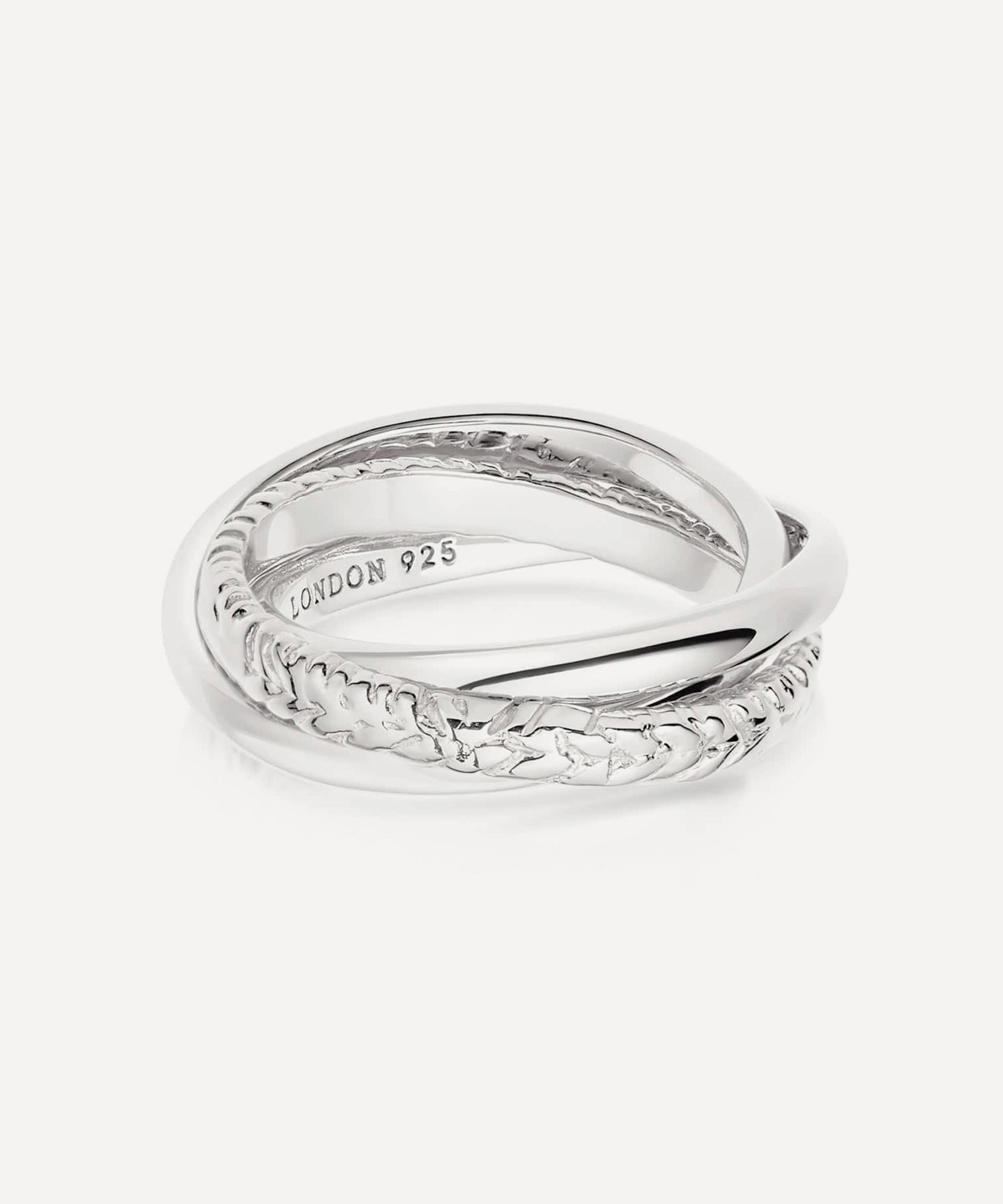 Daisy London - Sterling Silver Est&eacute;e Lalonde Trinity Ring image number 0