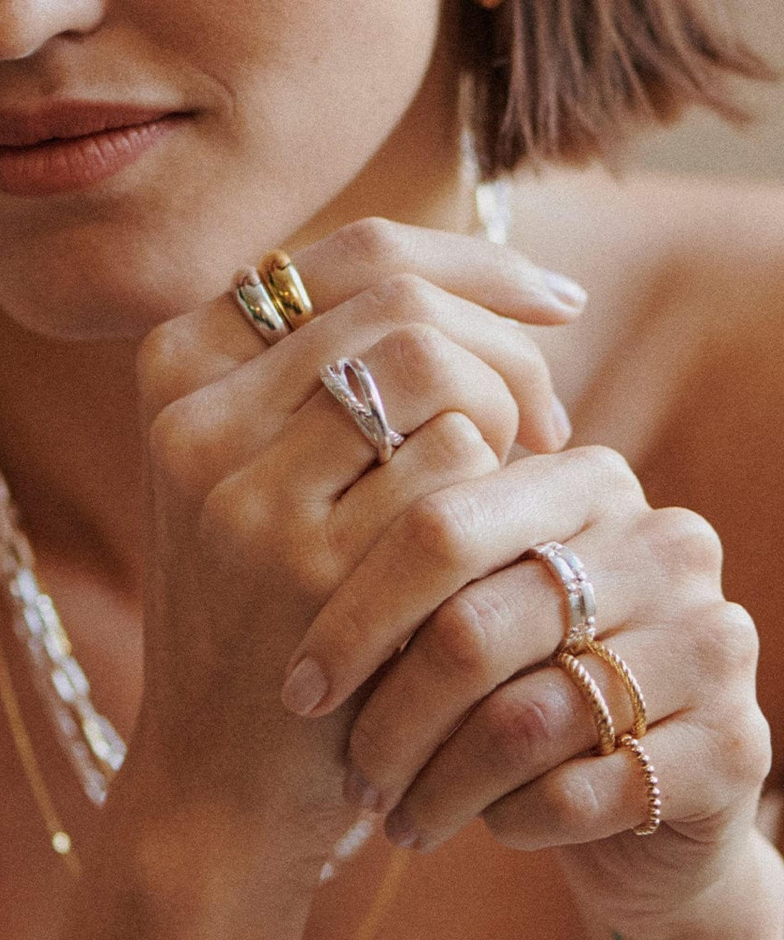Daisy London - Sterling Silver Est&eacute;e Lalonde Trinity Ring image number 2
