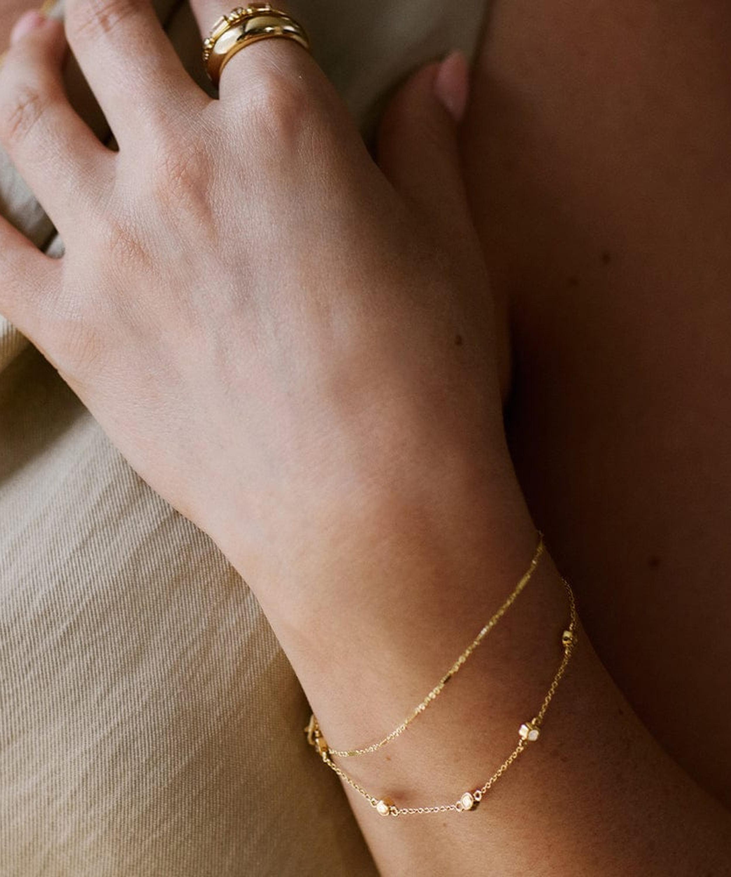 Daisy London - 14ct Gold Este&eacute; Lalonde Fine Bracelet image number 2
