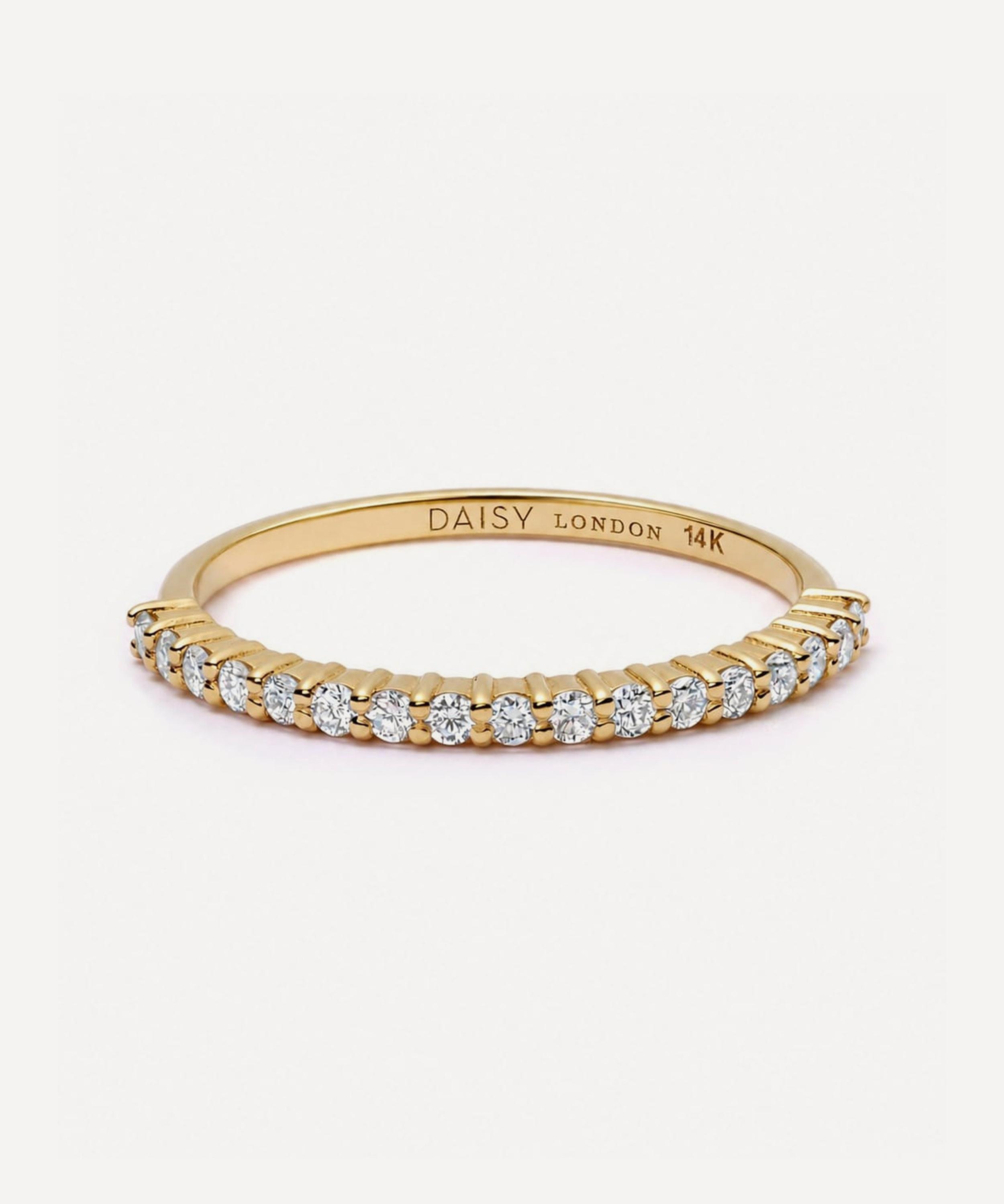 Daisy London - 14ct Gold Este&eacute; Lalonde Fine Pav&eacute; Ring