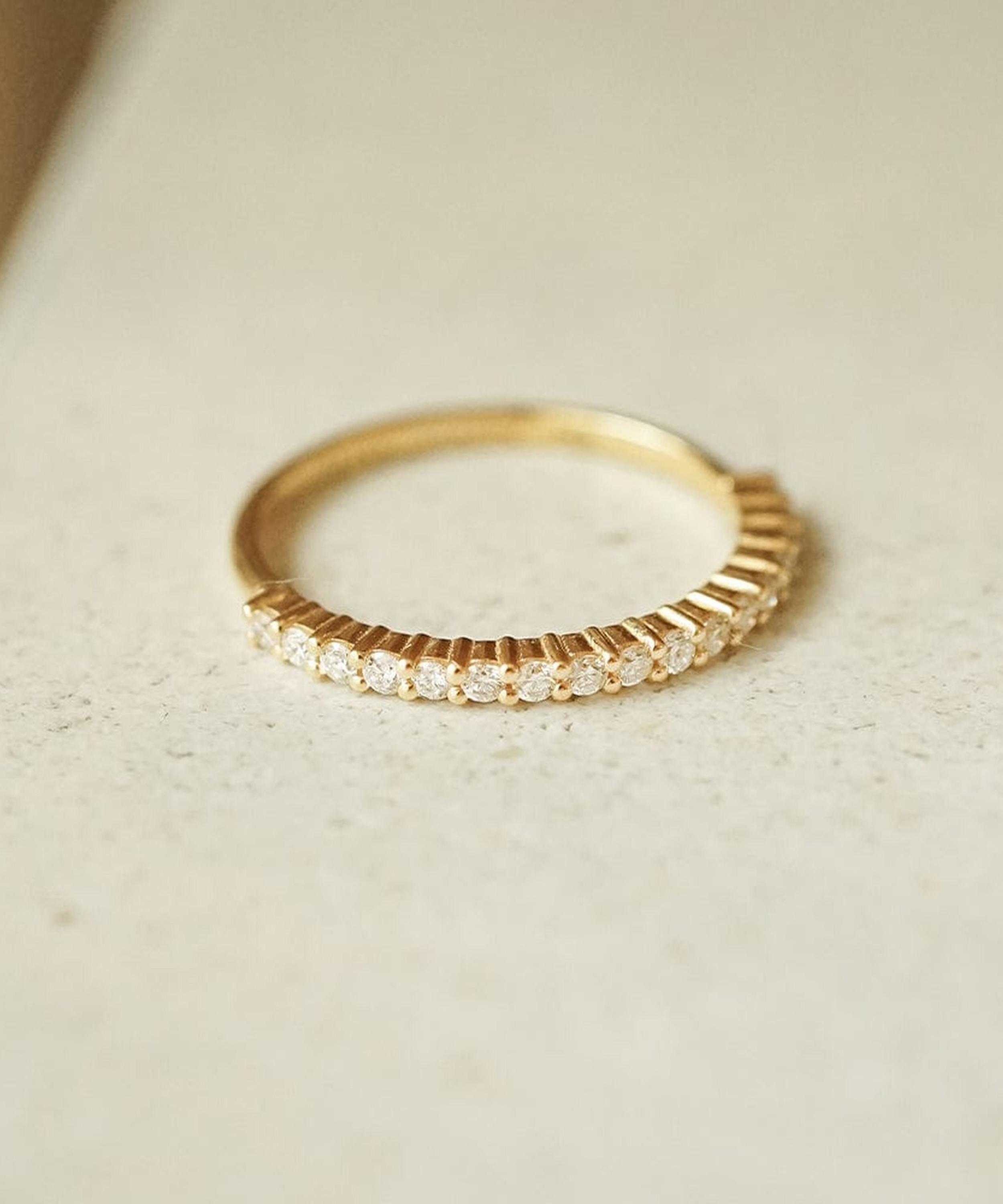 Daisy London - 14ct Gold Este&eacute; Lalonde Fine Pav&eacute; Ring image number 3