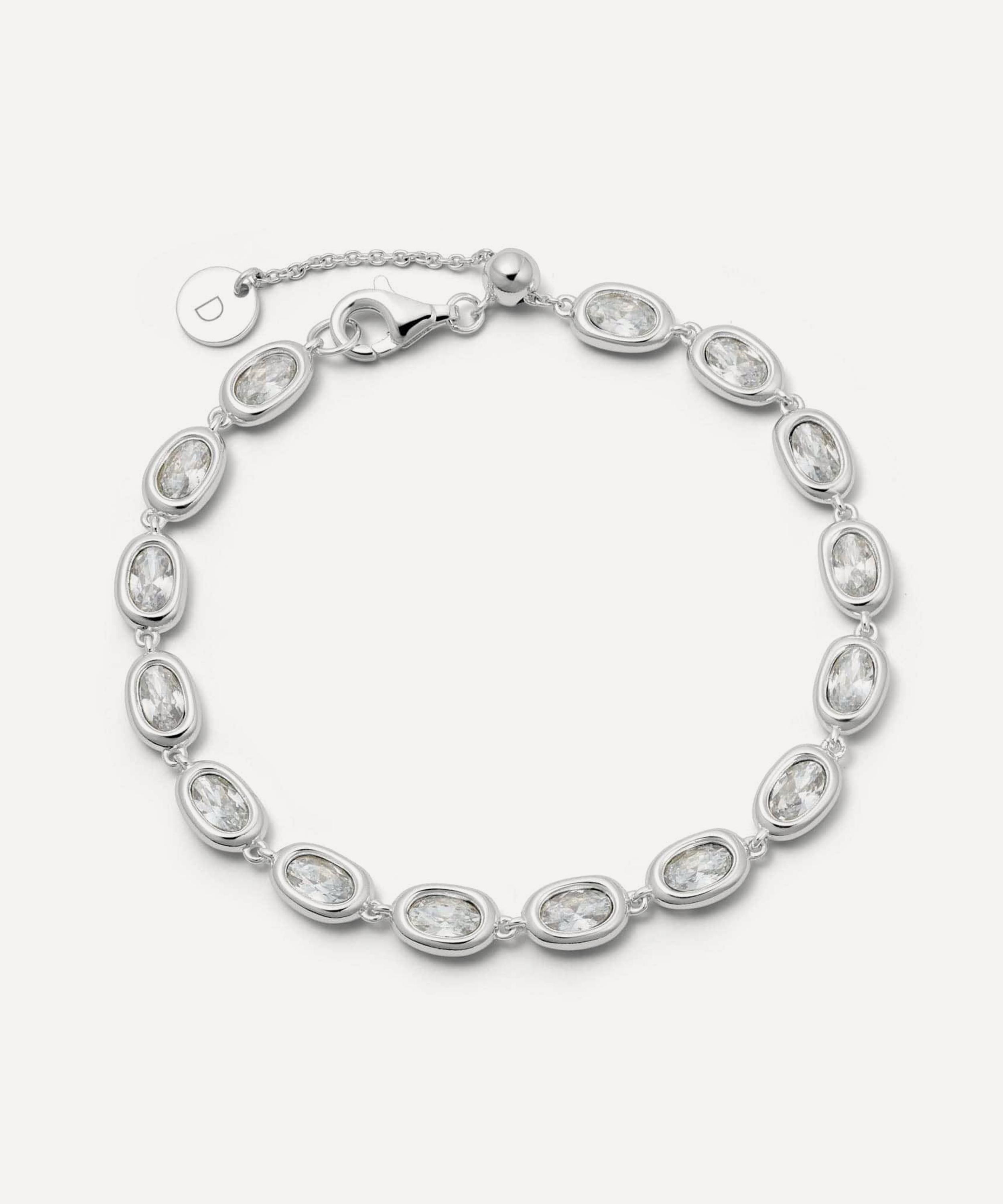 Daisy London - Sterling Silver Este&eacute; Lalonde Sapphire Tennis Bracelet image number 0