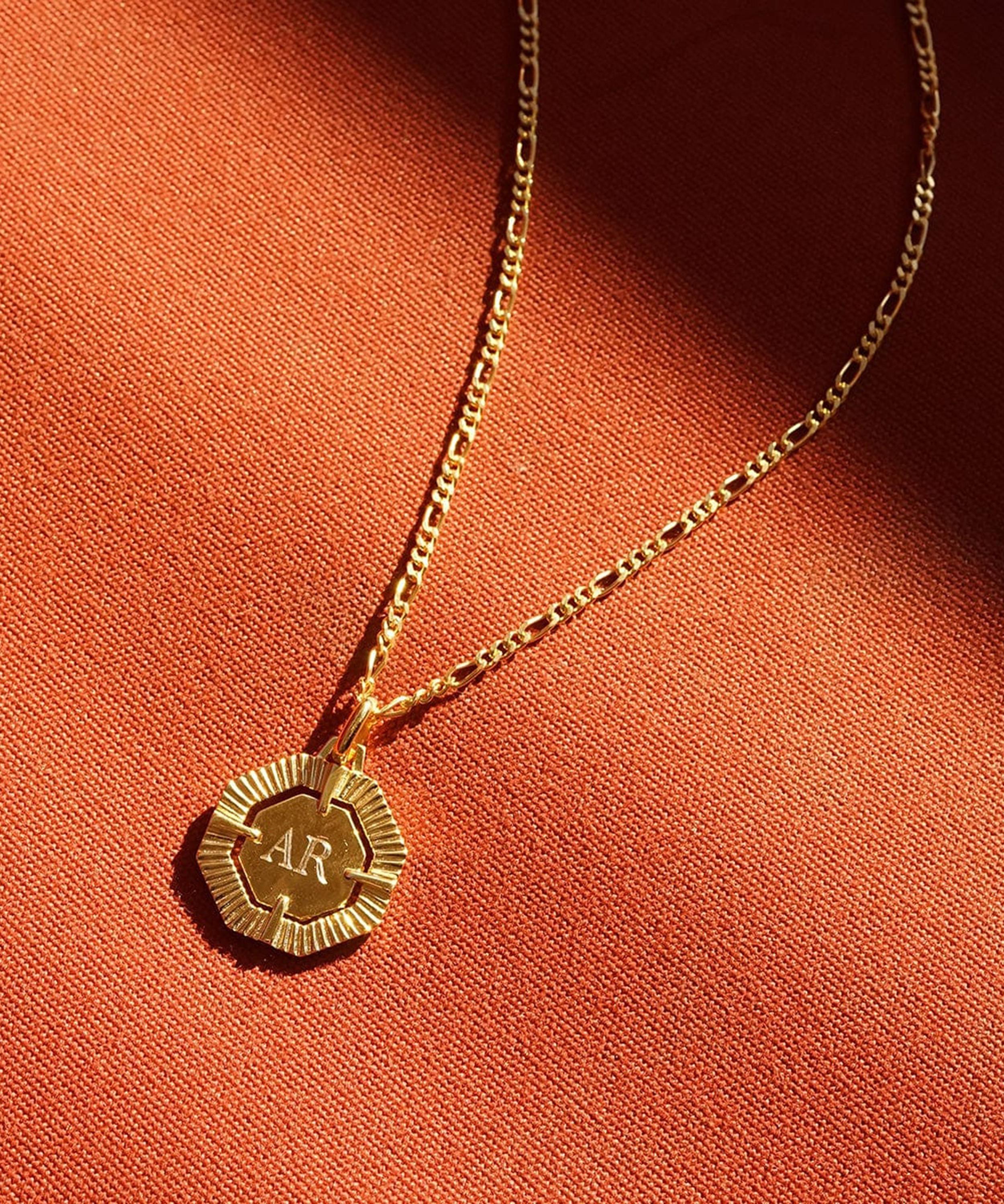 Daisy London - 18ct Gold-Plated Est&eacute;e Lalonde Octagonal Pendant Necklace image number 2