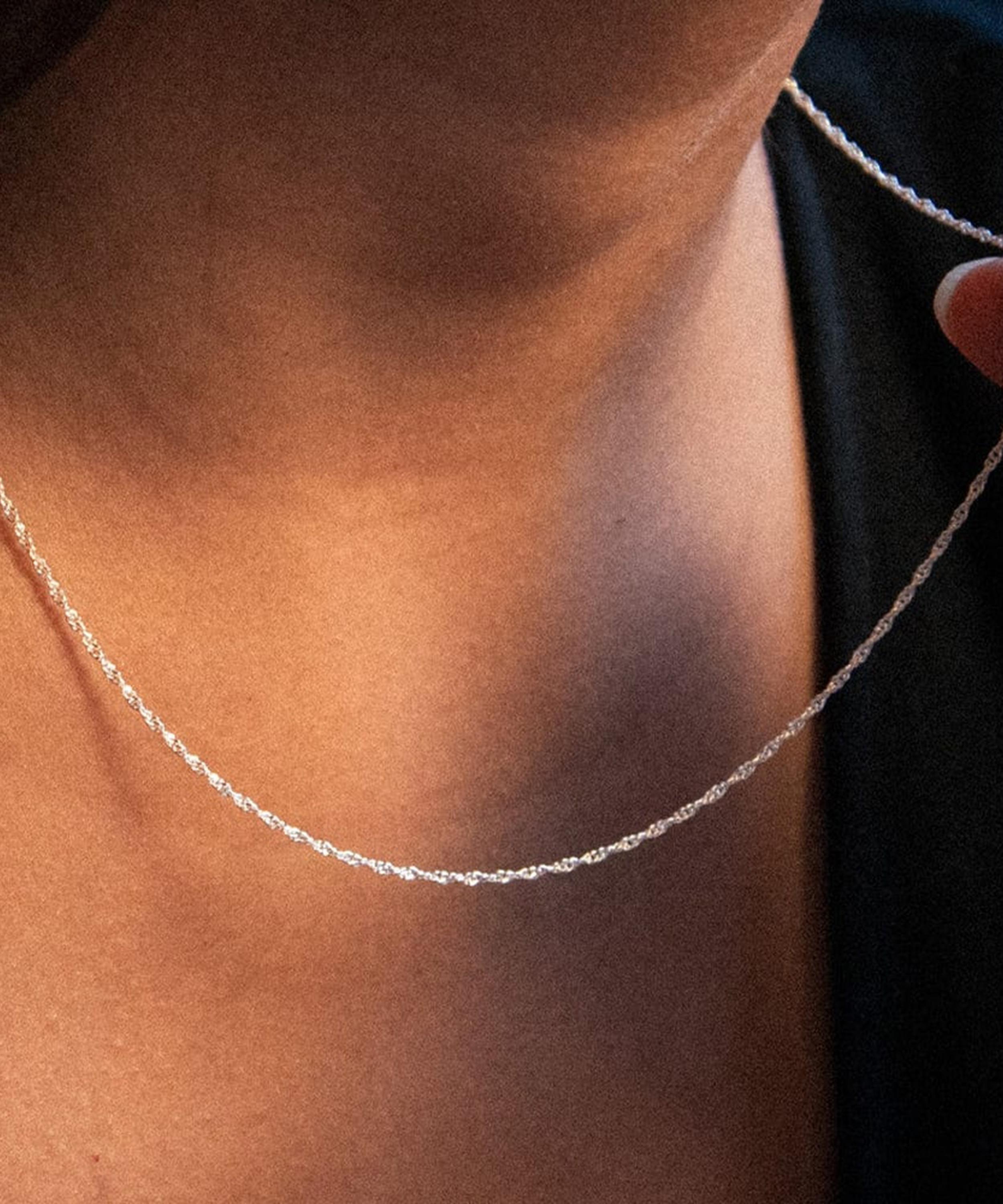 Daisy London - Sterling Silver Fine Chain Necklace image number 1