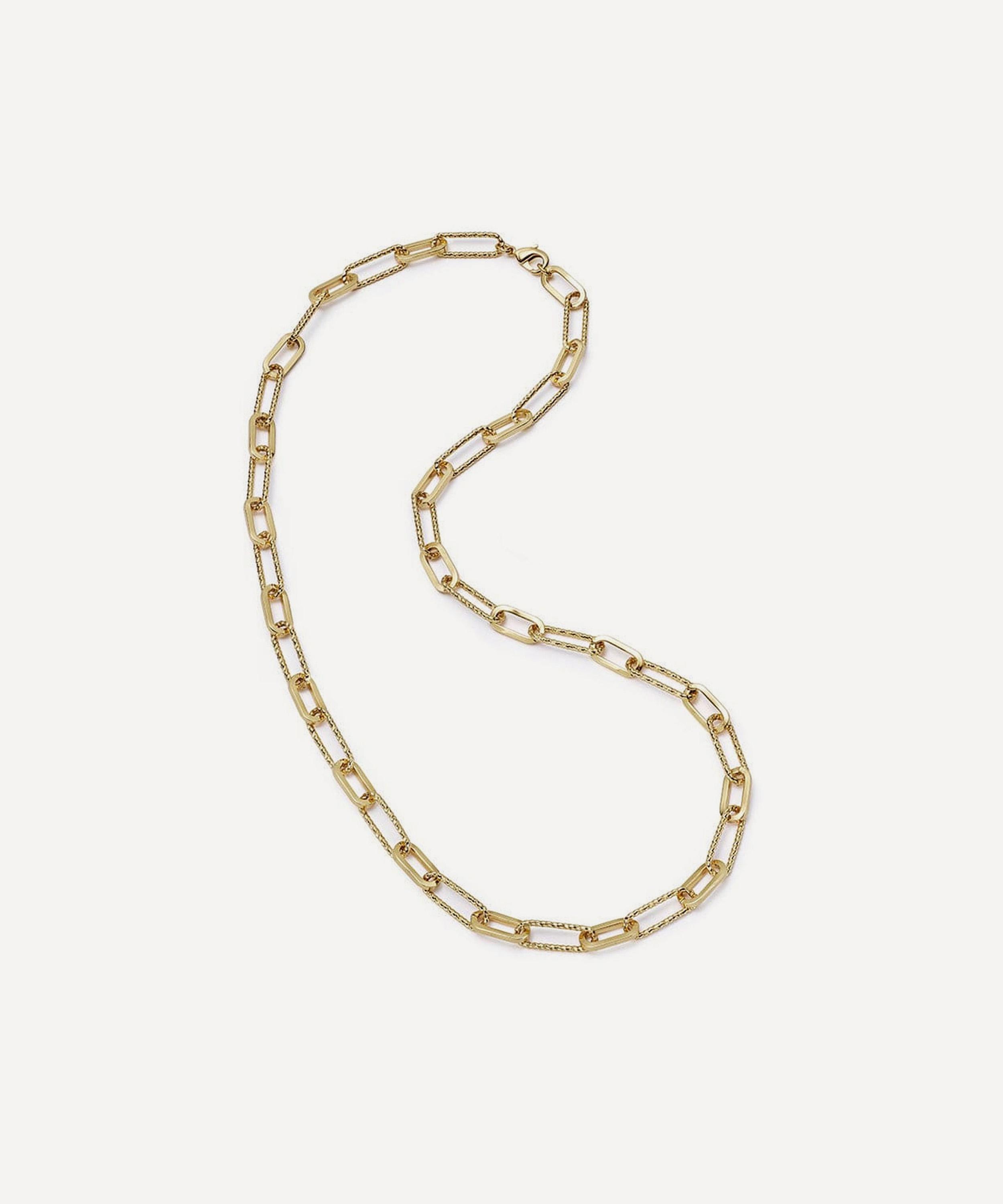Daisy London - 18ct Gold-Plated Polly Paperclip Chain Necklace image number 0