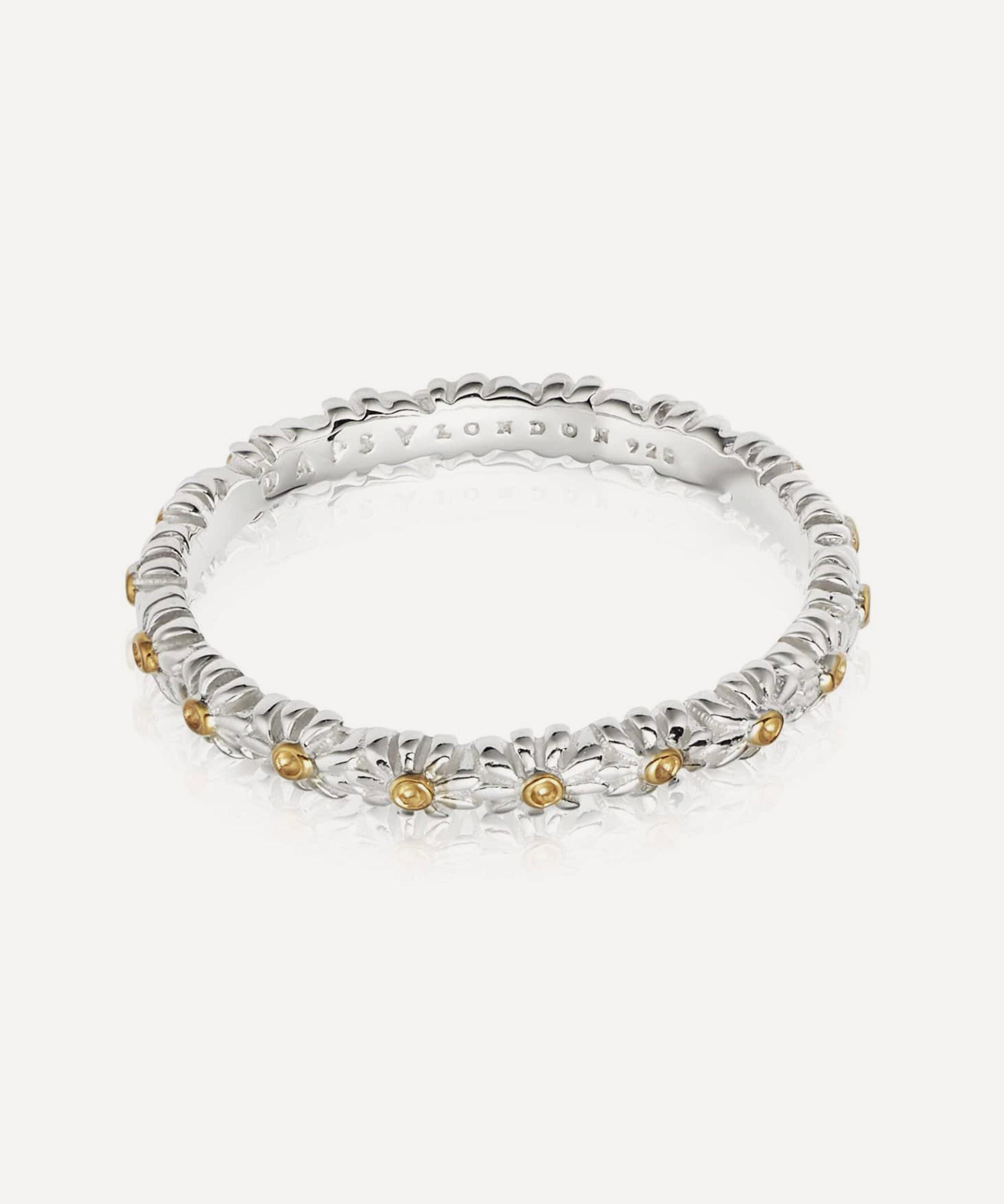 Daisy London - Sterling Silver Iota Daisy Ring