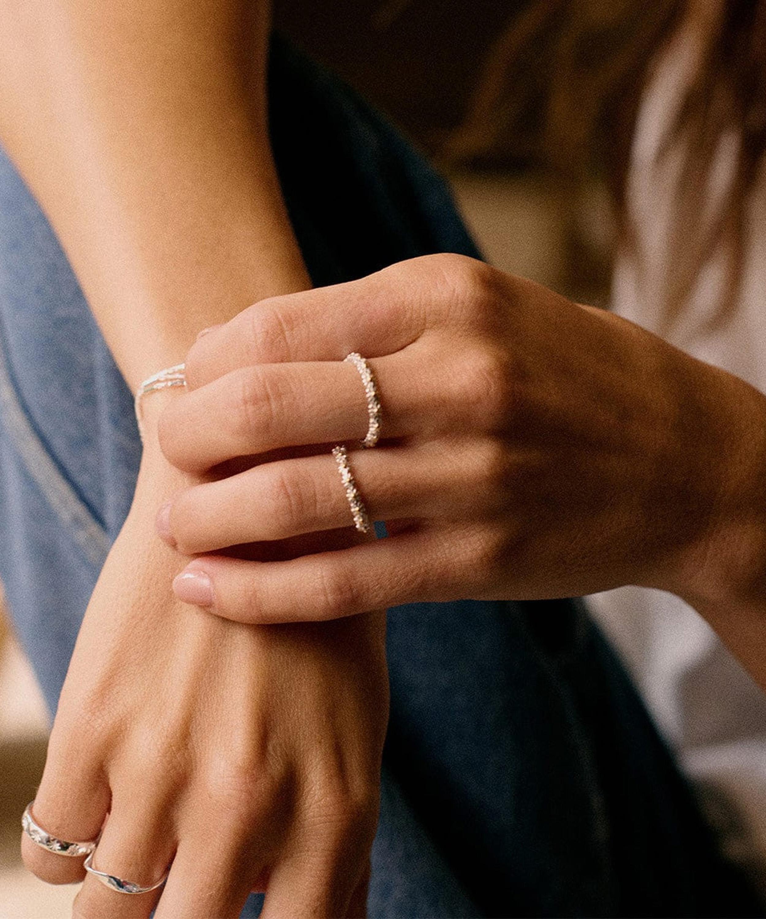 Daisy London - Sterling Silver Iota Daisy Ring image number 2