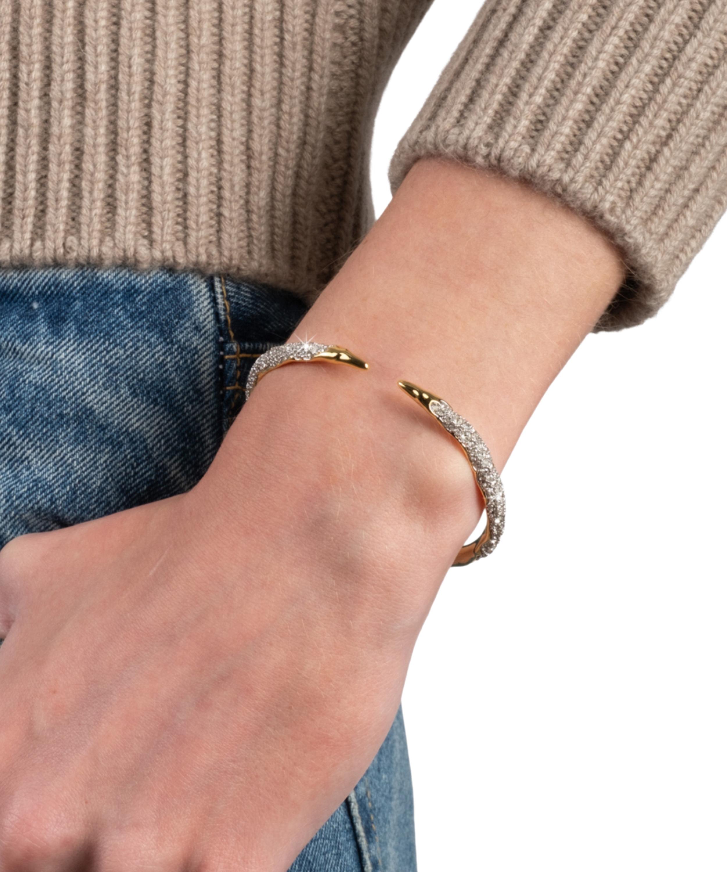 Alexis Bittar - 14ct Gold-Plated Solanales Crystal Spear Hinge Bracelet image number 1