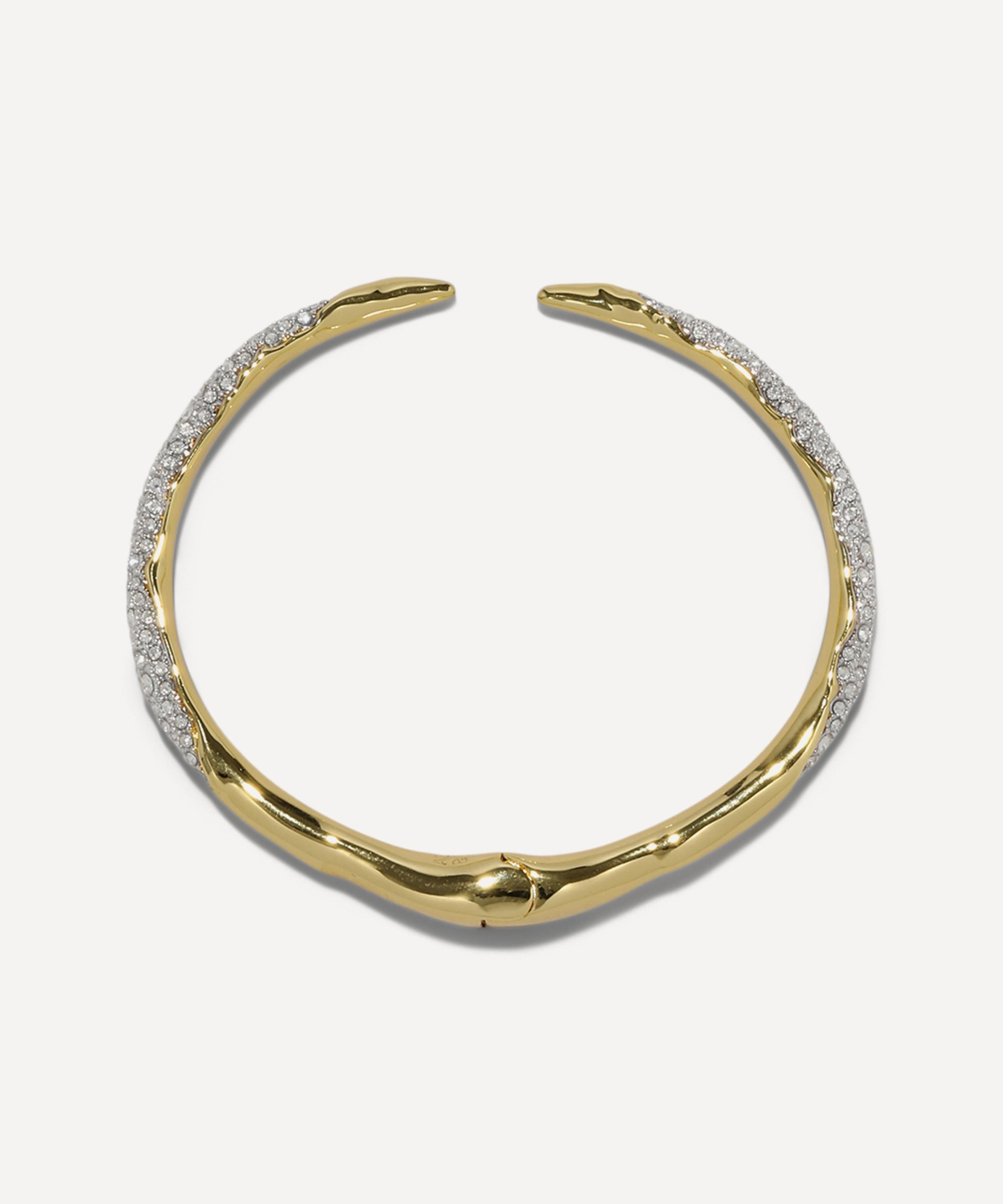 Alexis Bittar - 14ct Gold-Plated Solanales Crystal Spear Hinge Bracelet image number 2