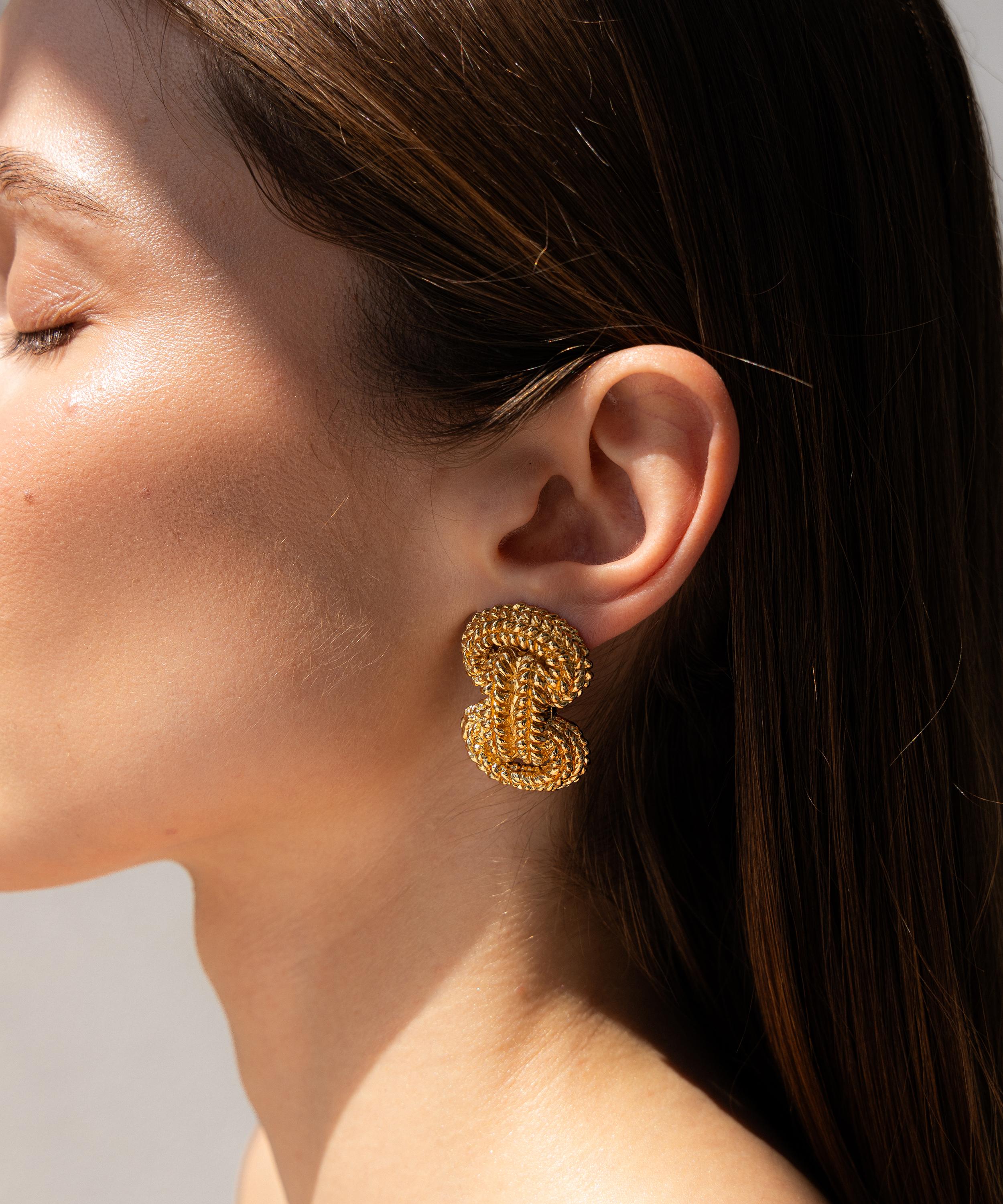 Paola Sighinolfi - 14ct Gold-Plated Maja Earrings image number 1