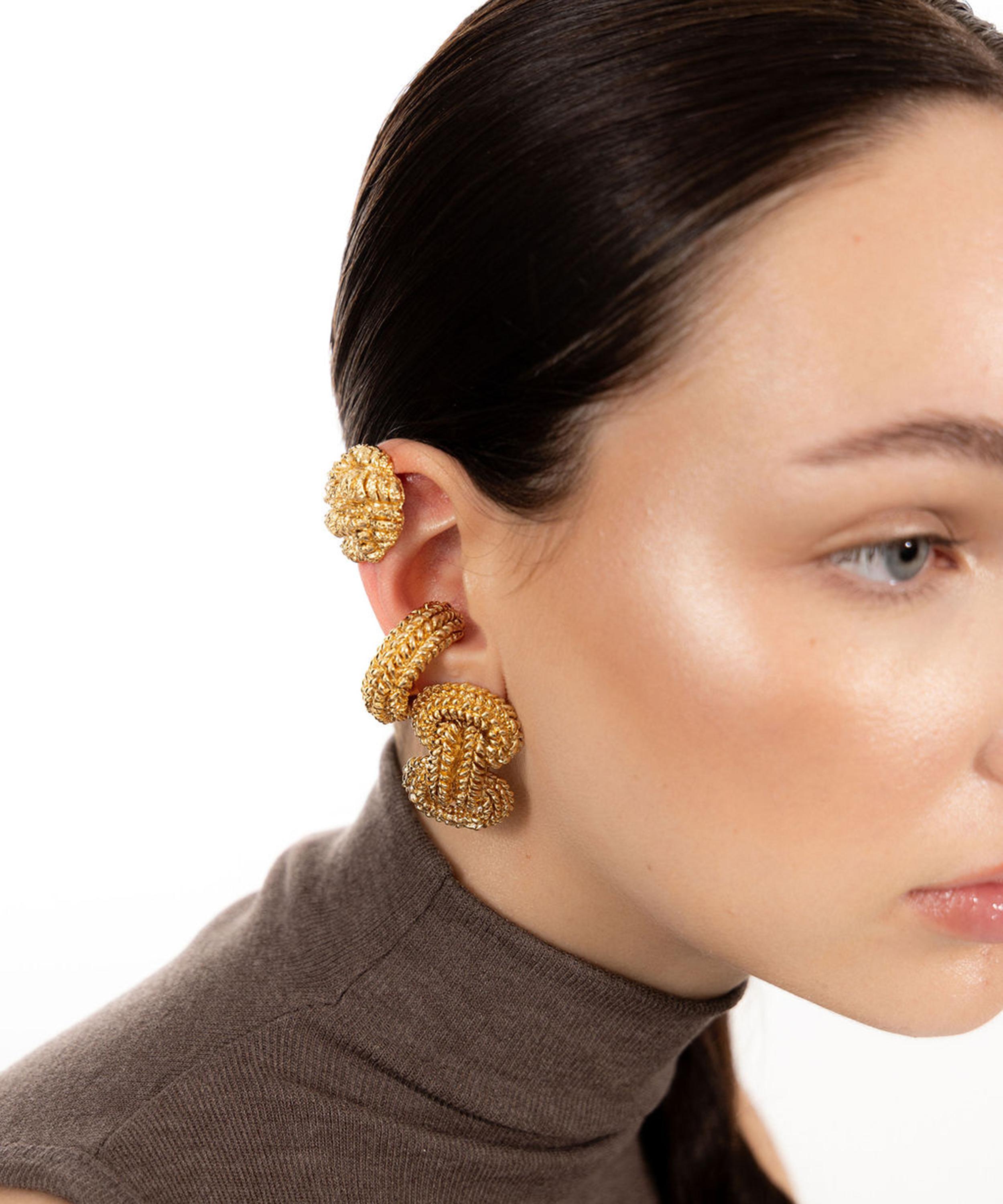Paola Sighinolfi - 14ct Gold-Plated Maja Earrings image number 2