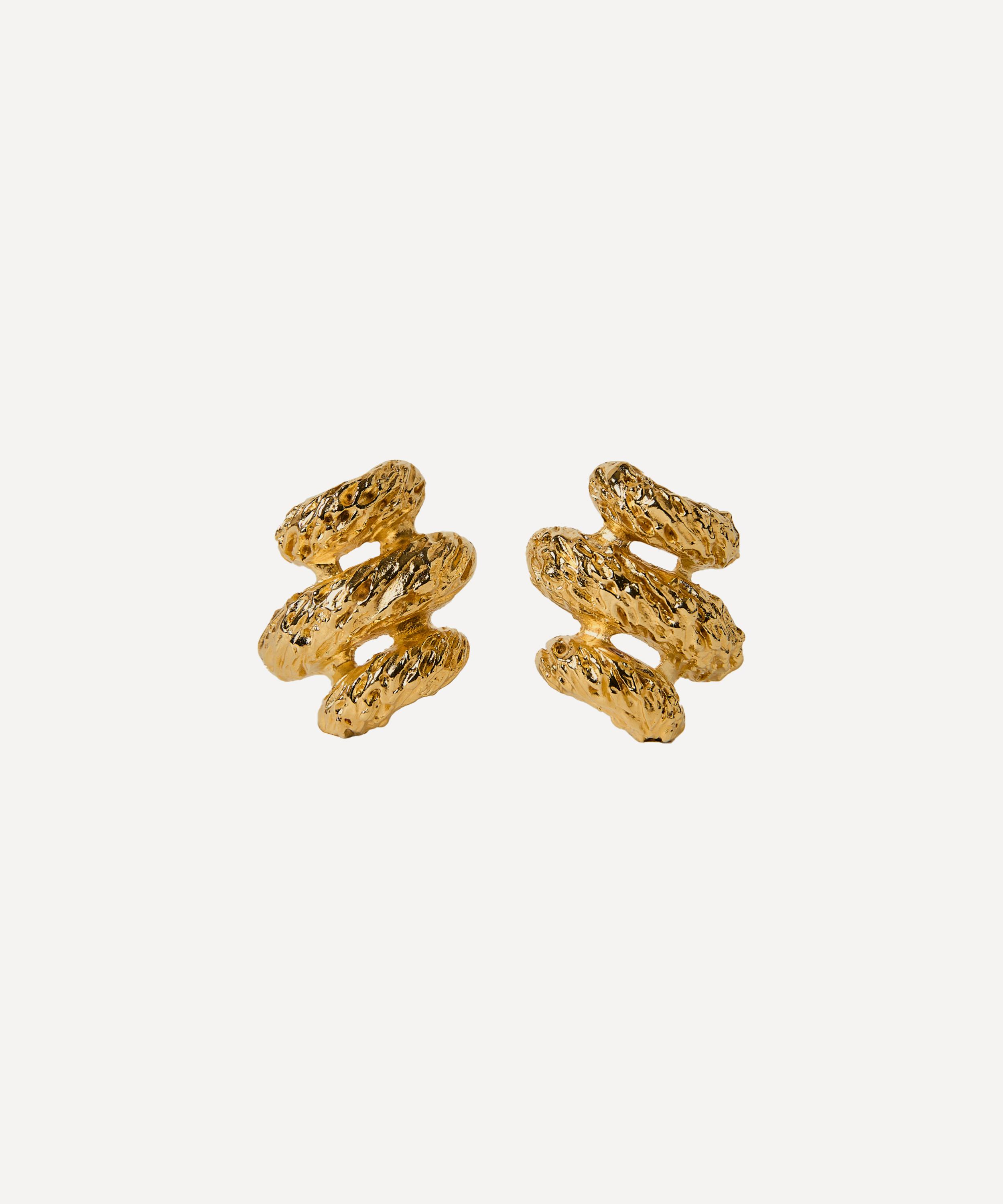 Paola Sighinolfi - 14ct Gold-Plated Alana Earrings image number 0