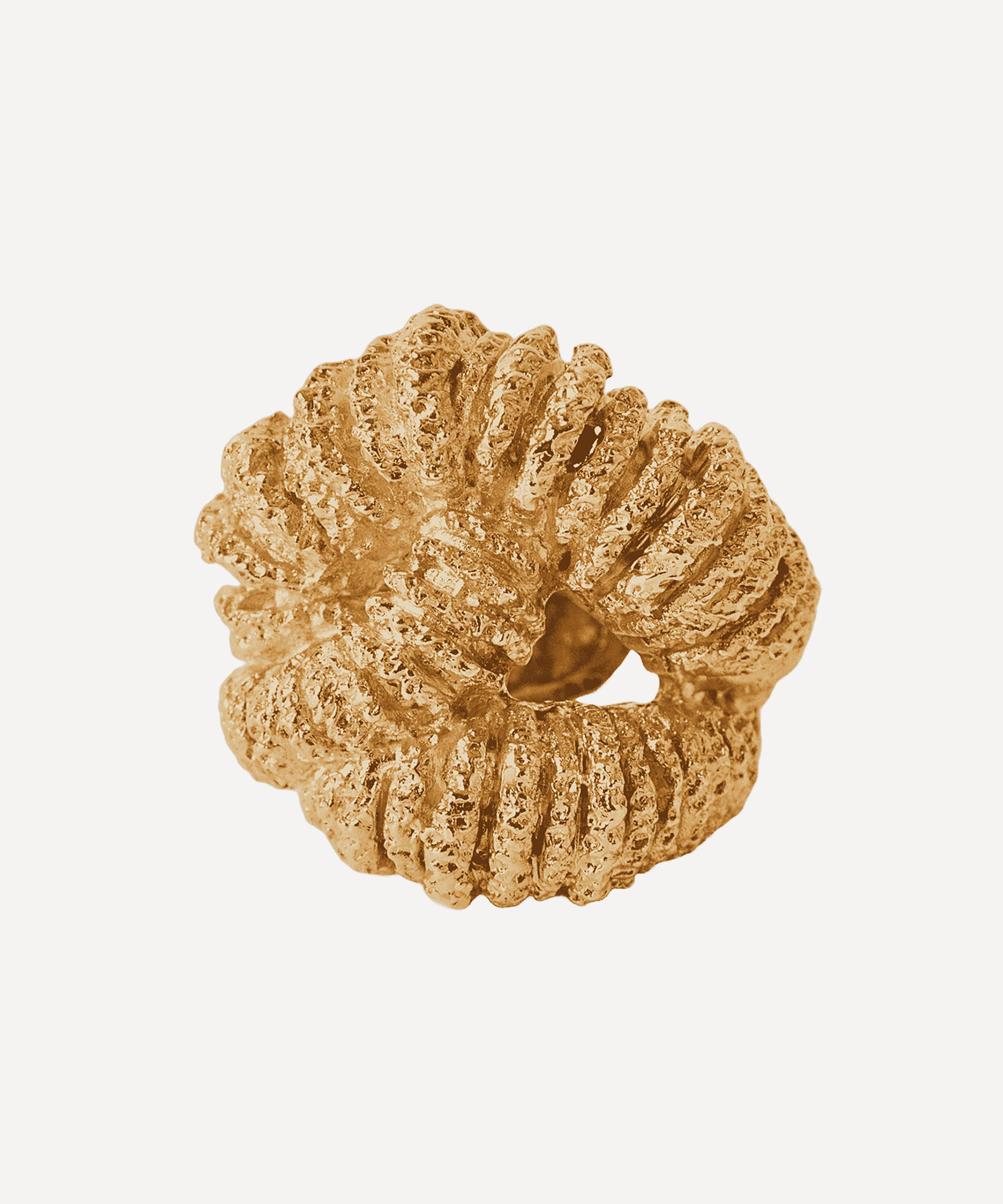 Paola Sighinolfi - 14ct Gold-Plated Era Ring image number 4