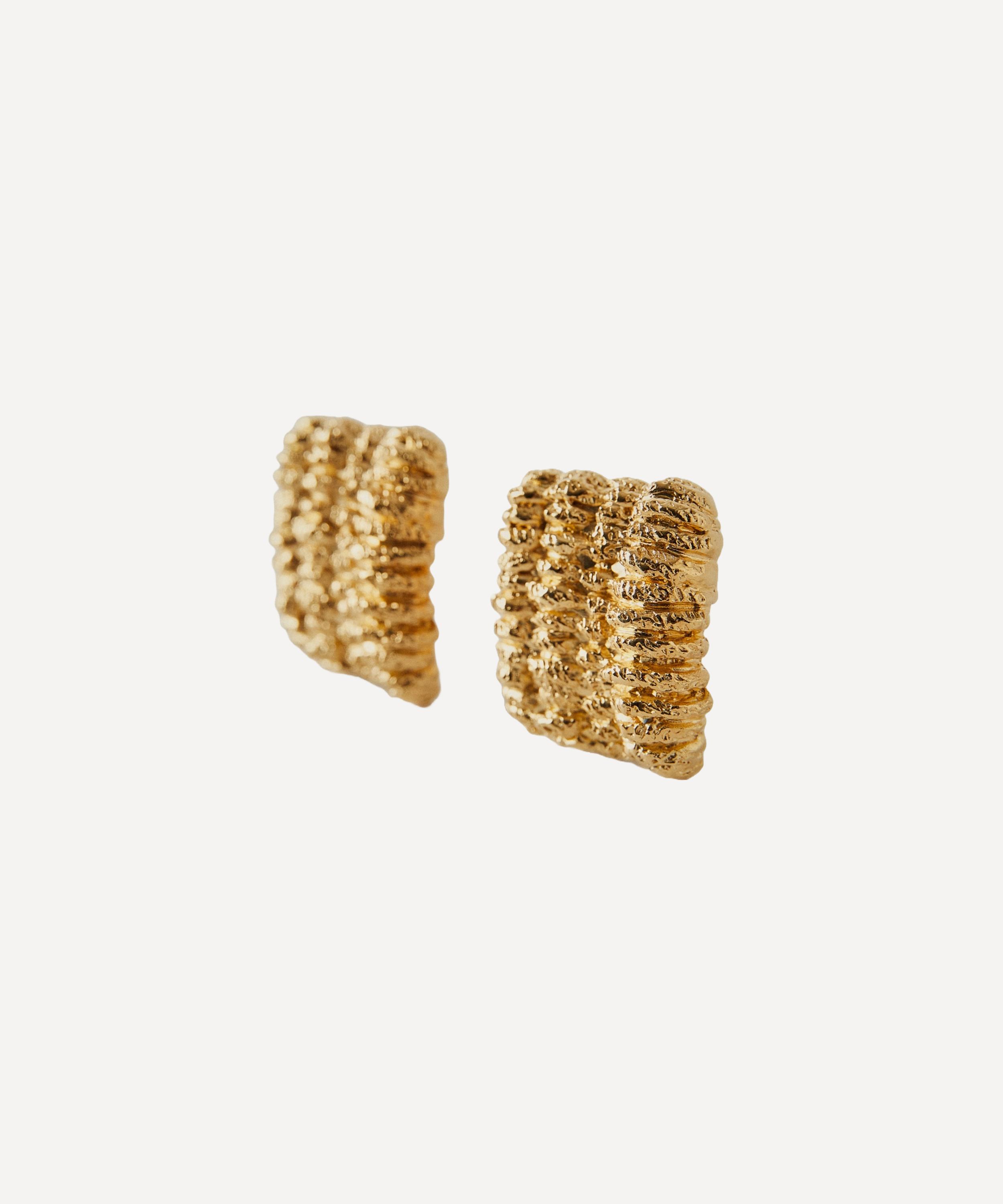 Paola Sighinolfi - 14ct Gold-Plated Small Sonora Earrings image number 2
