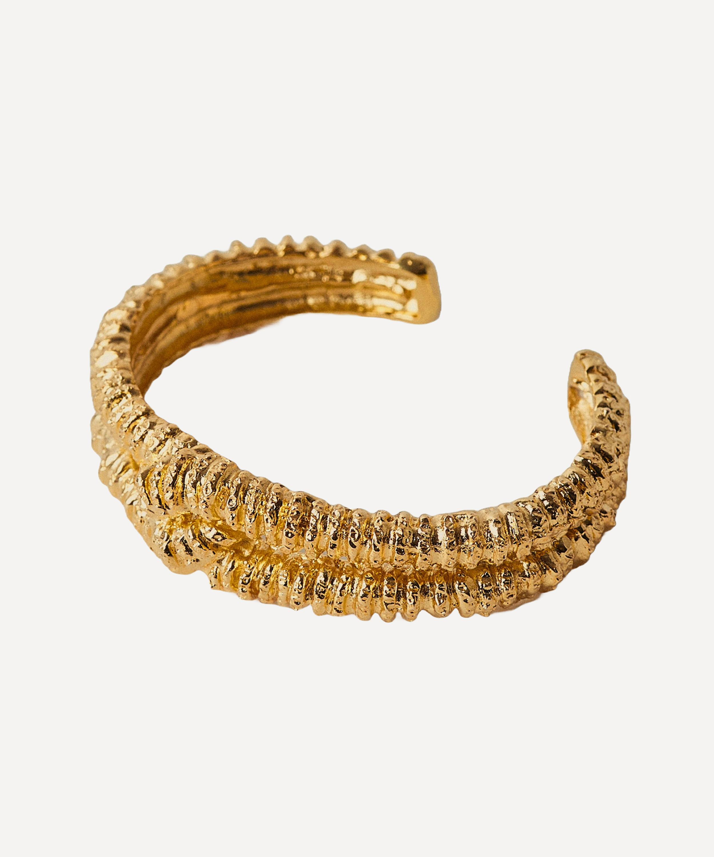 Paola Sighinolfi - 14ct Gold-Plated Ocaso Bracelet image number 0