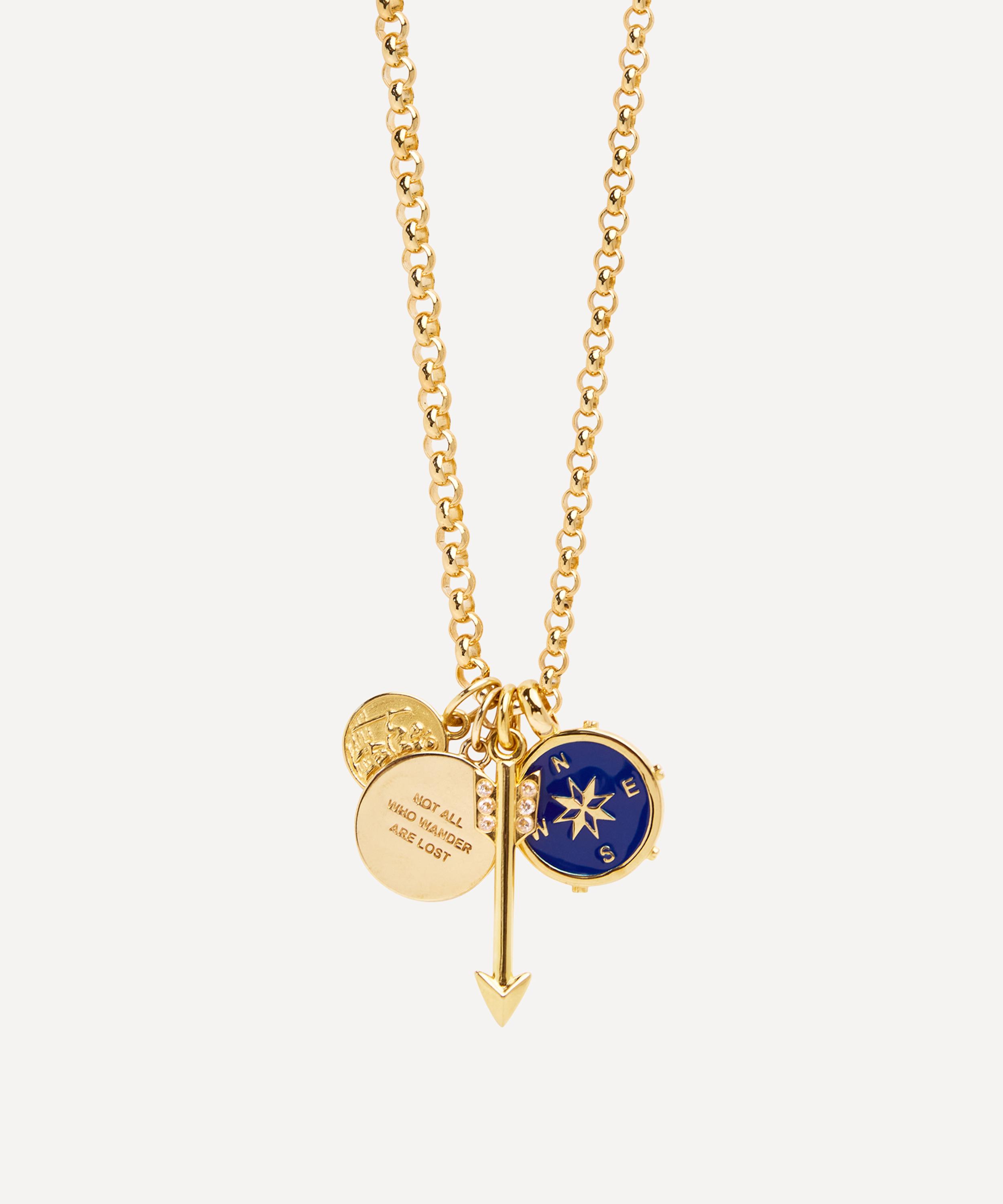 Tilly Sveaas - Gold-Plated Guided by Chance Charm Necklace image number 0