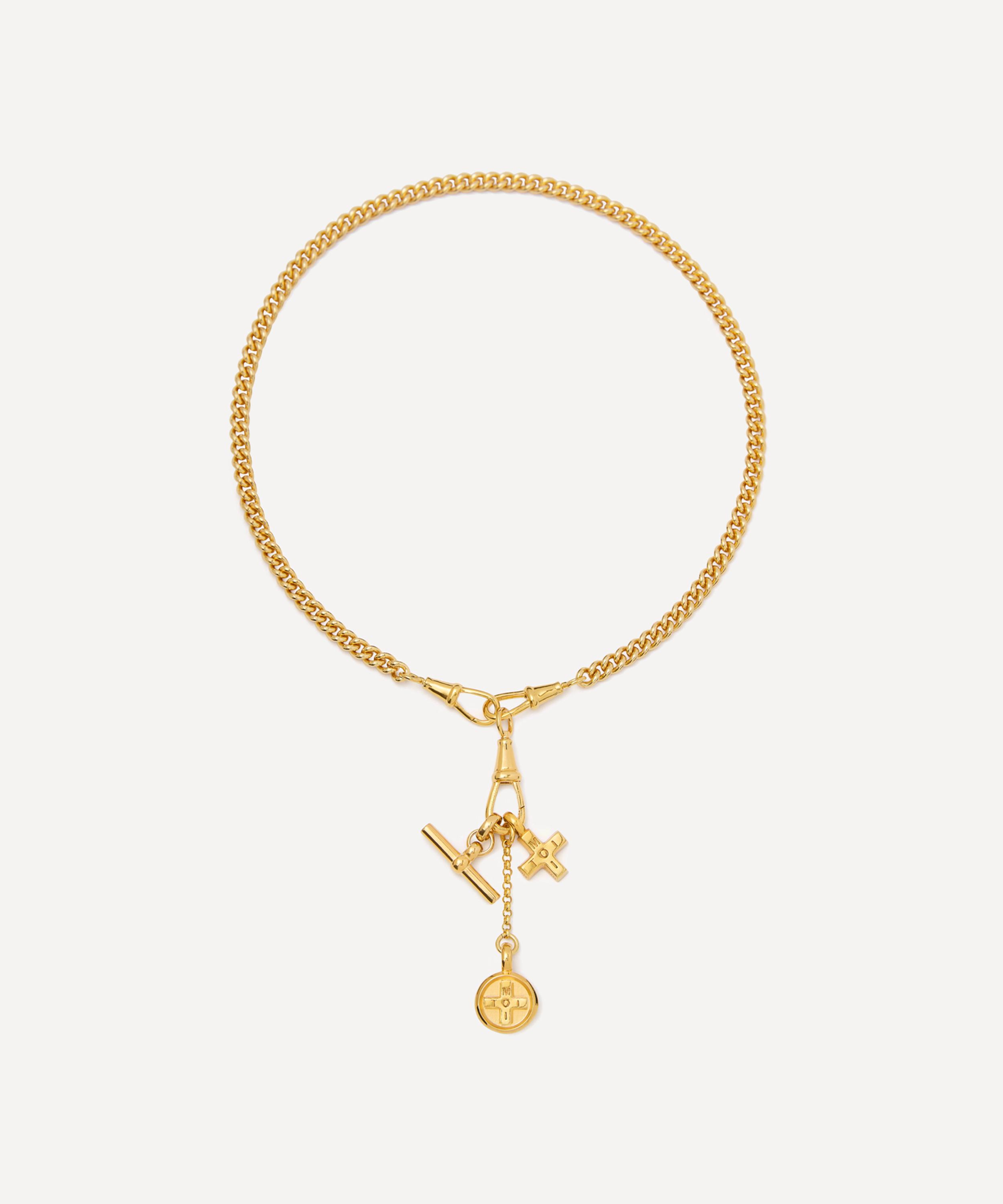 Tilly Sveaas - Gold-Plated Moi and Toi Clipt Cluster Necklace image number 0