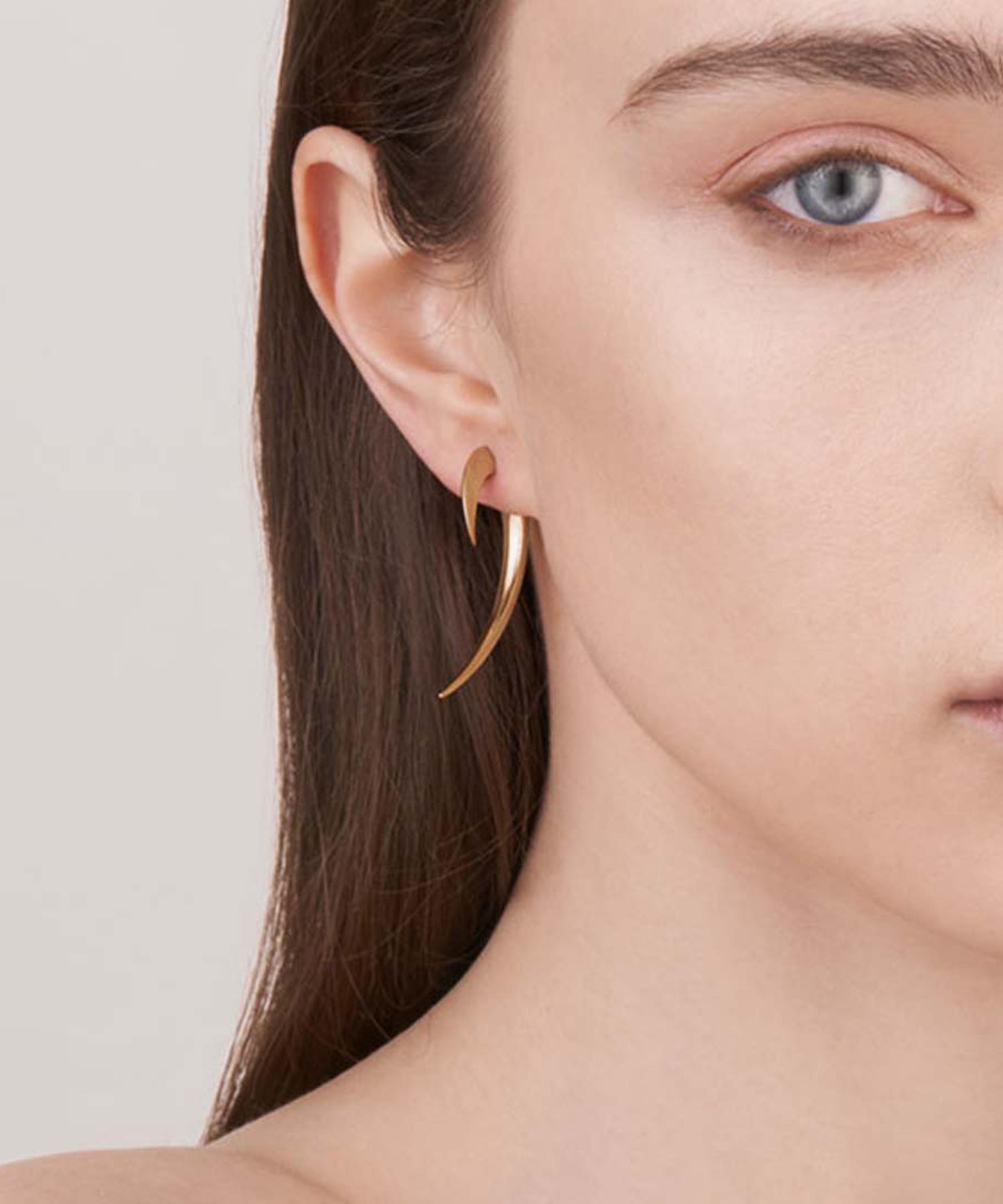 Shaun Leane - 18ct Gold Vermeil Hook Earrings image number 2