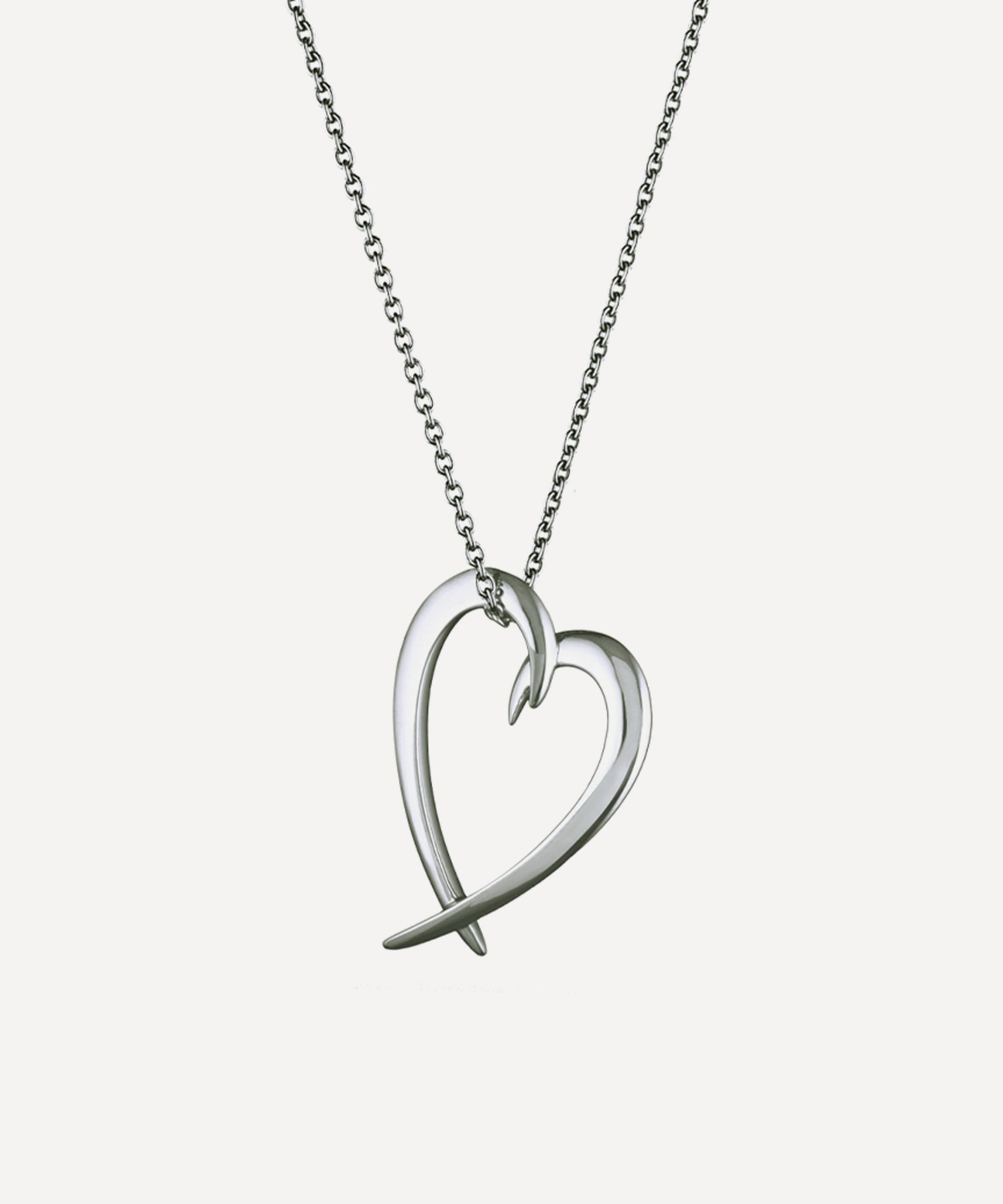 Shaun Leane - Sterling Silver Hook Heart Pendant image number 0