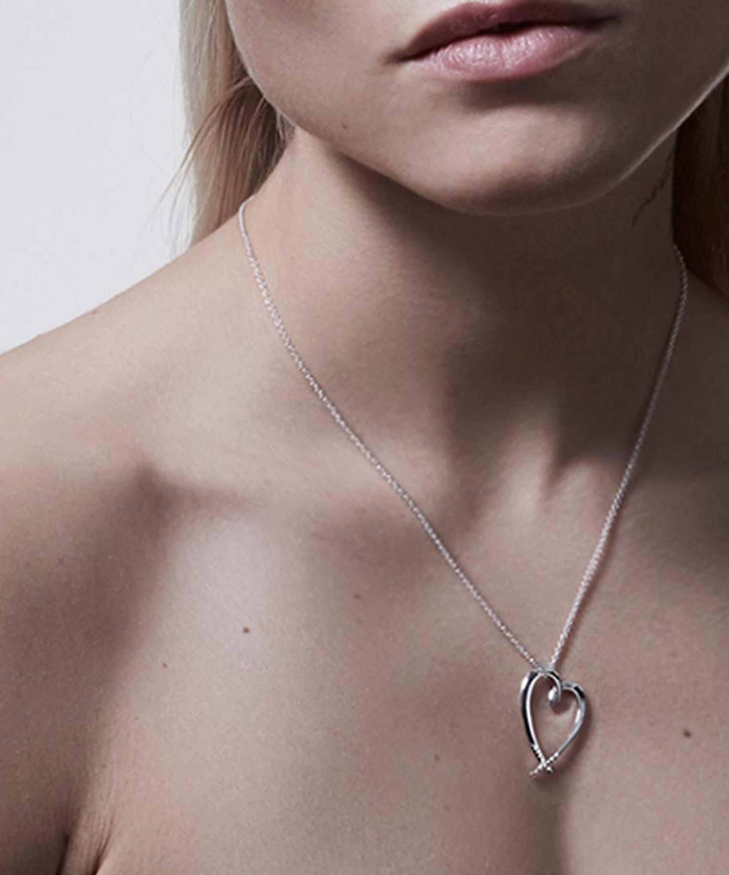 Shaun Leane - Sterling Silver Hook Heart Pendant image number 1