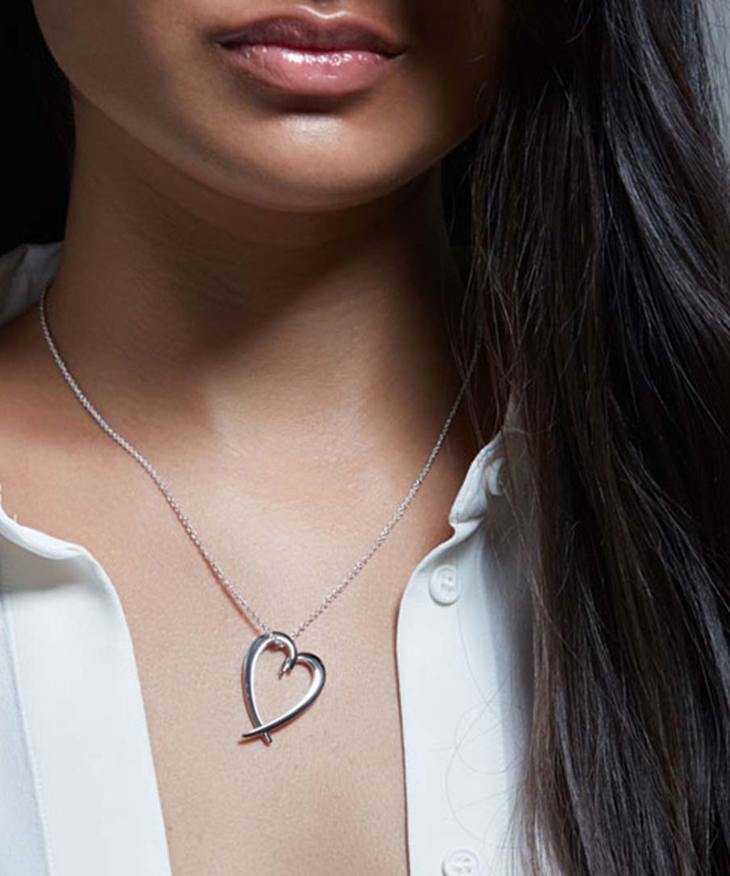 Shaun Leane - Sterling Silver Hook Heart Pendant image number 2