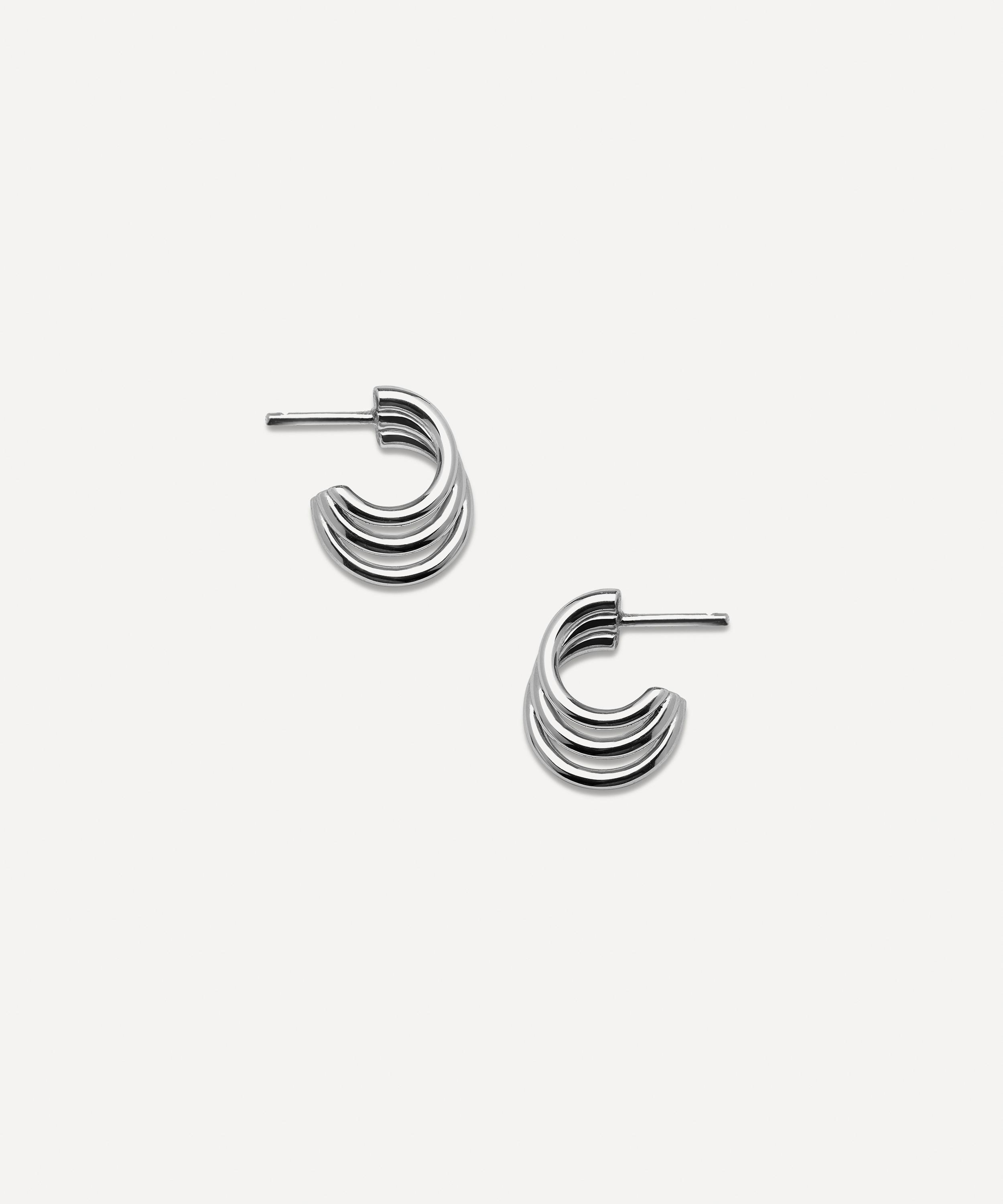 Shaun Leane - Sterling Silver Bound Hoop Earrings image number 0