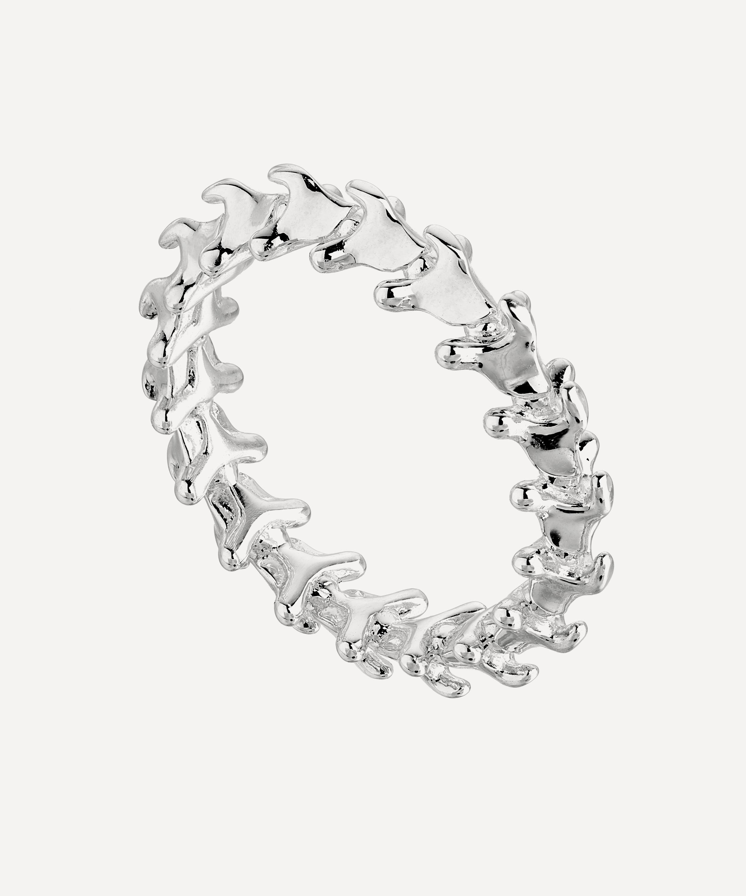 Shaun Leane - Sterling Silver Serpent's Trace Band Ring image number 0