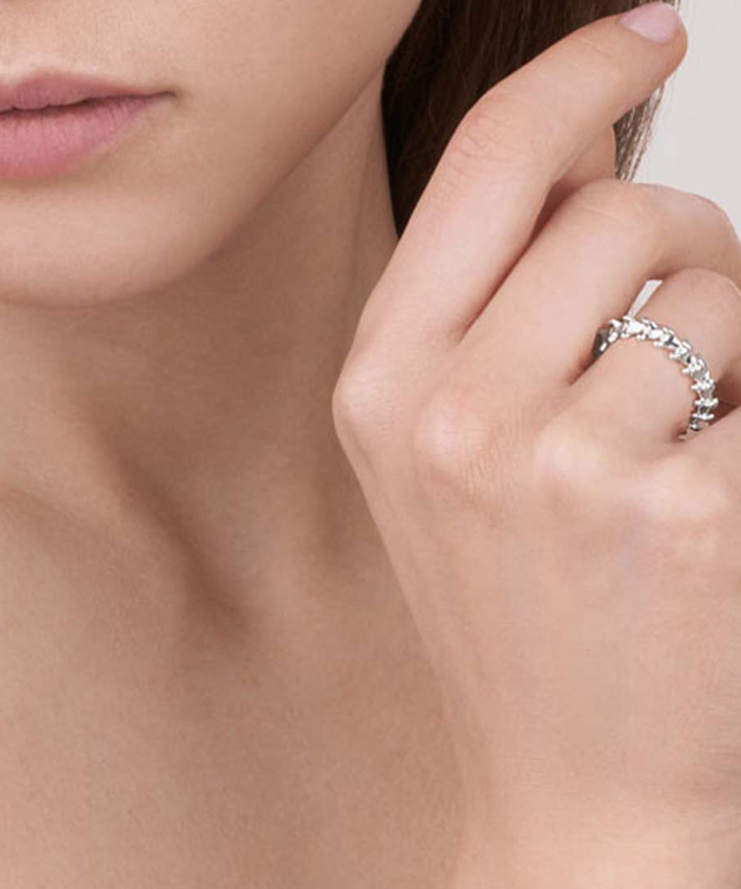 Shaun Leane - Sterling Silver Serpent's Trace Band Ring image number 2