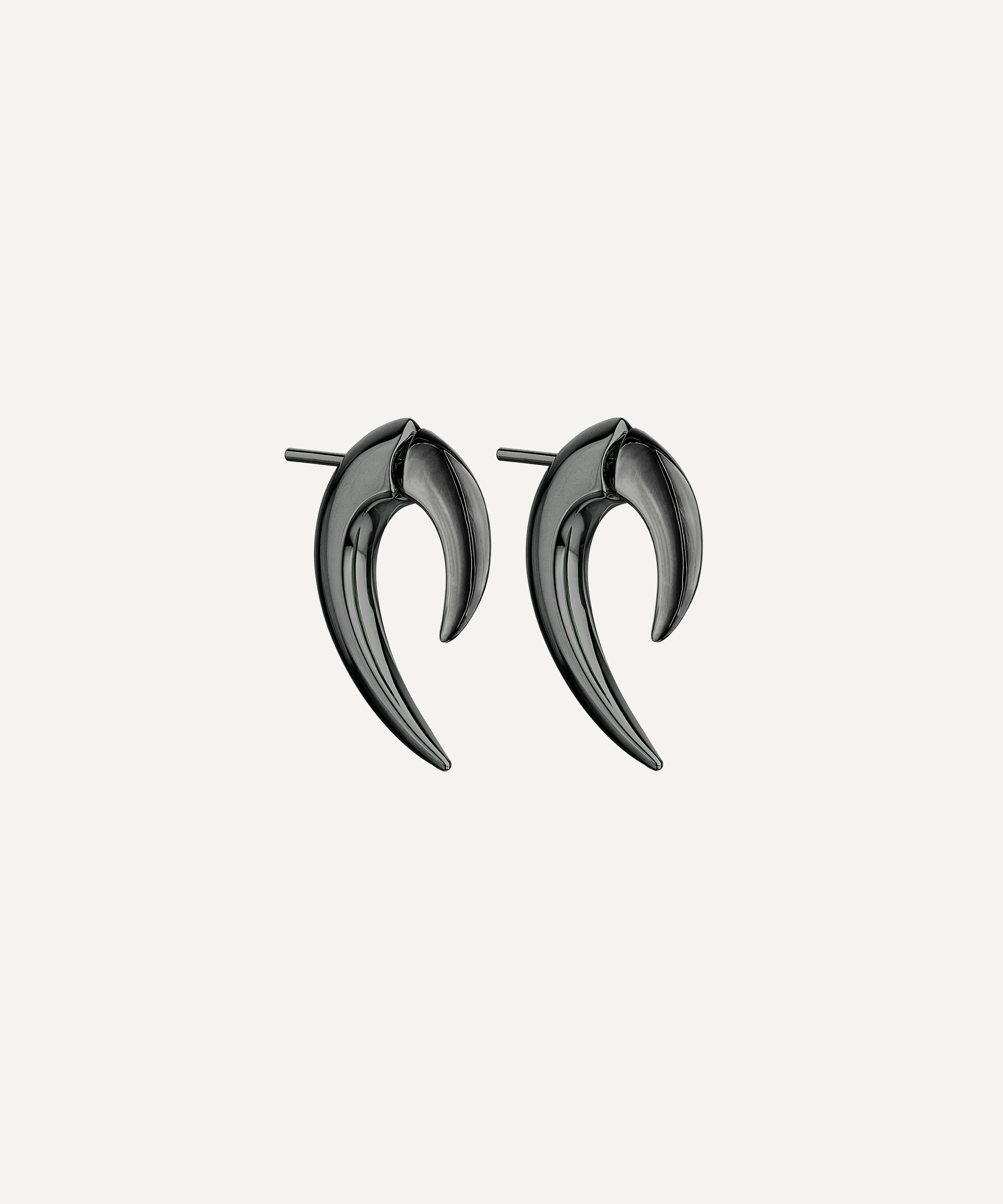 Shaun Leane - Sterling Silver Black Rhodium Talon Earrings image number 0