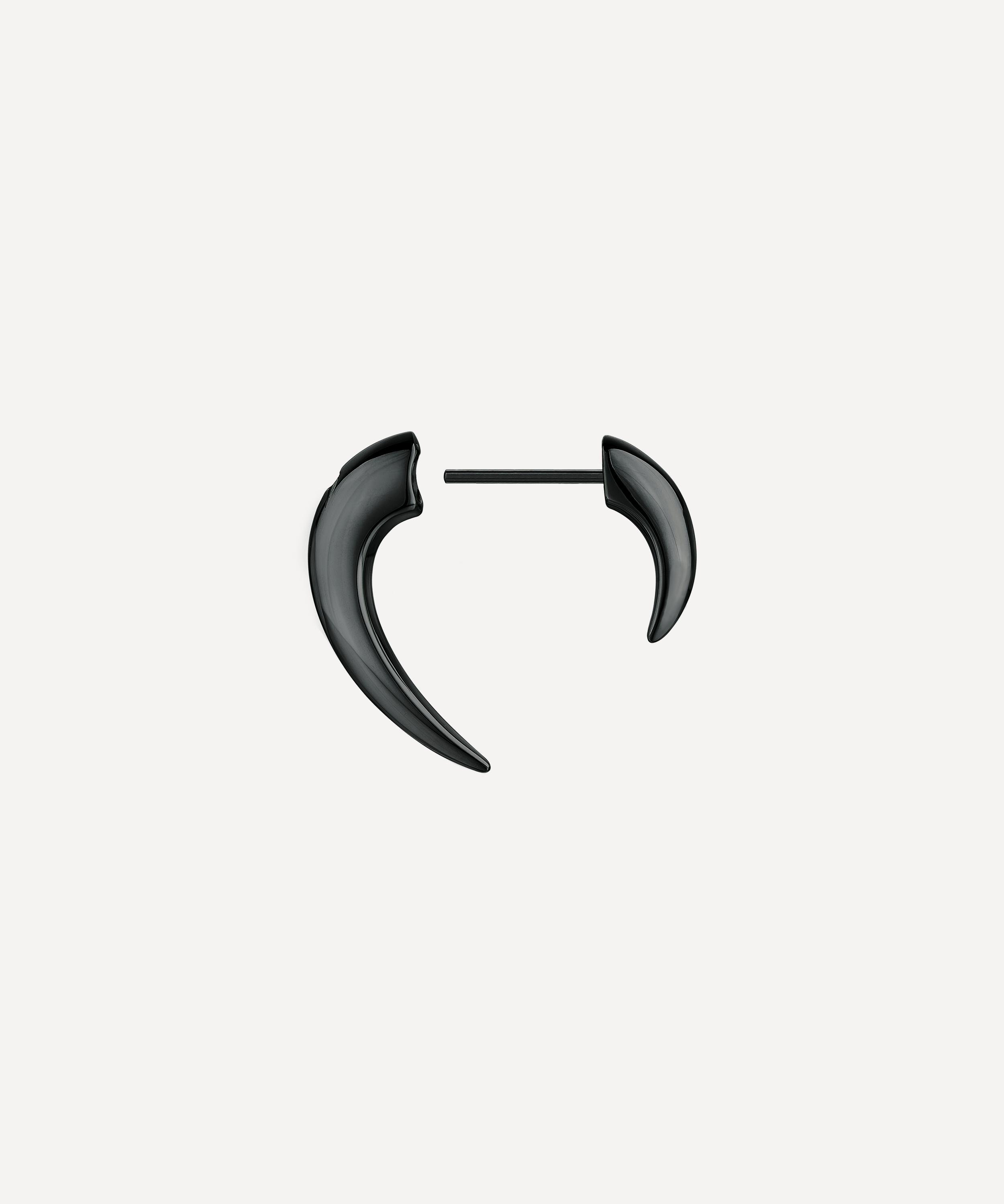 Shaun Leane - Sterling Silver Black Rhodium Talon Mini Earrings image number 2