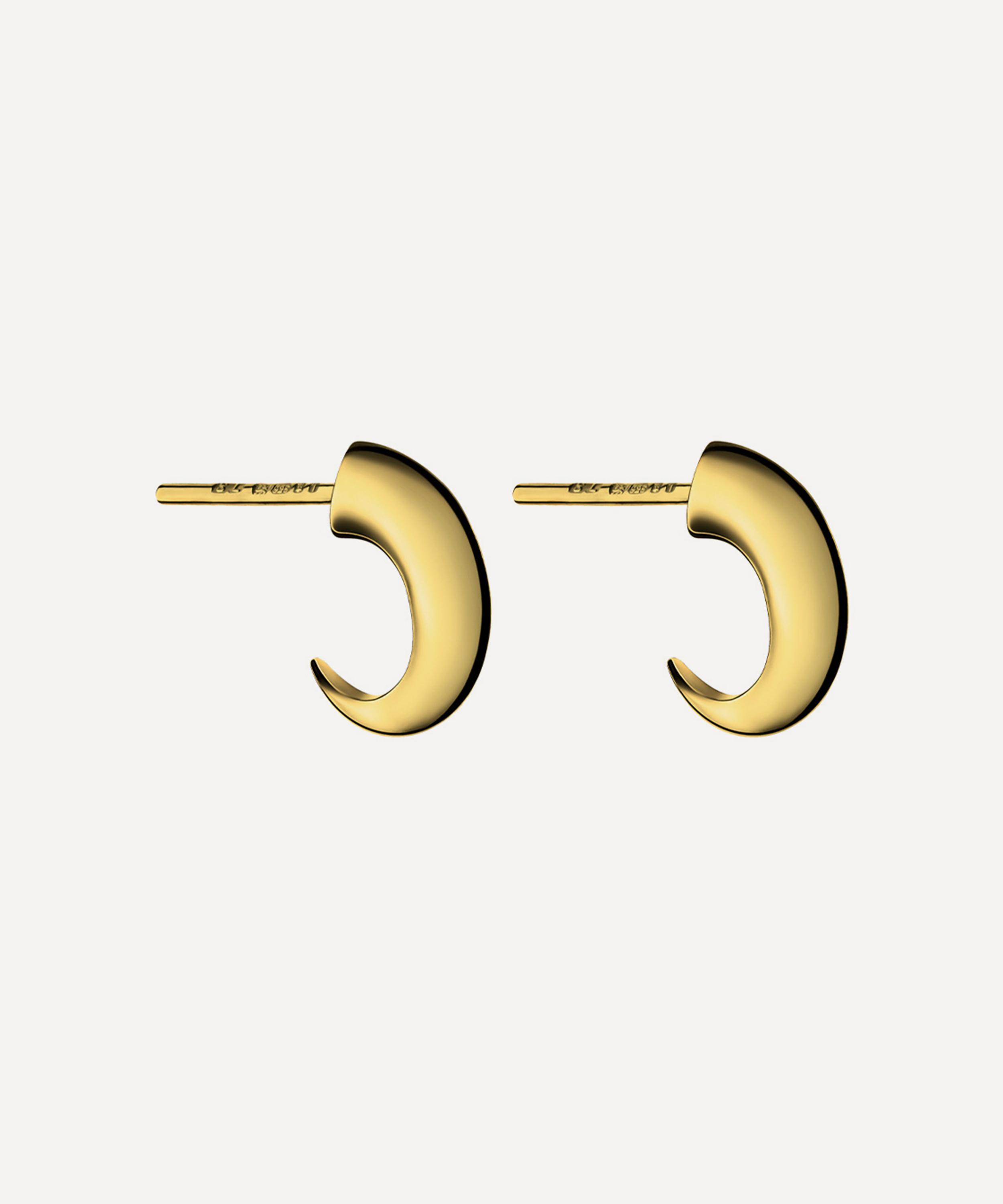 Shaun Leane - 18ct Gold Vermeil Talon Cat Claw Hoop Earrings image number 0