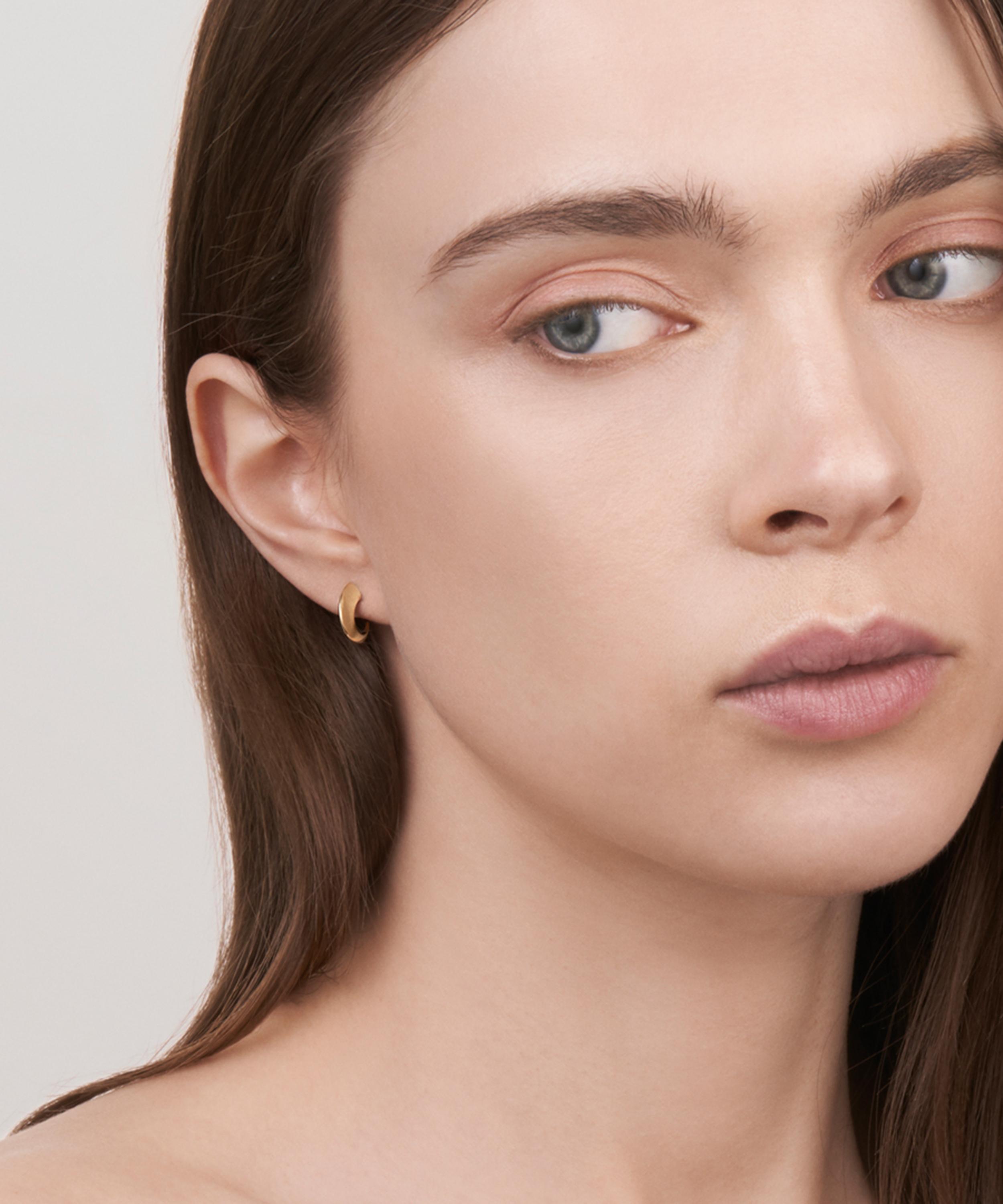 Shaun Leane - 18ct Gold Vermeil Talon Cat Claw Hoop Earrings image number 1