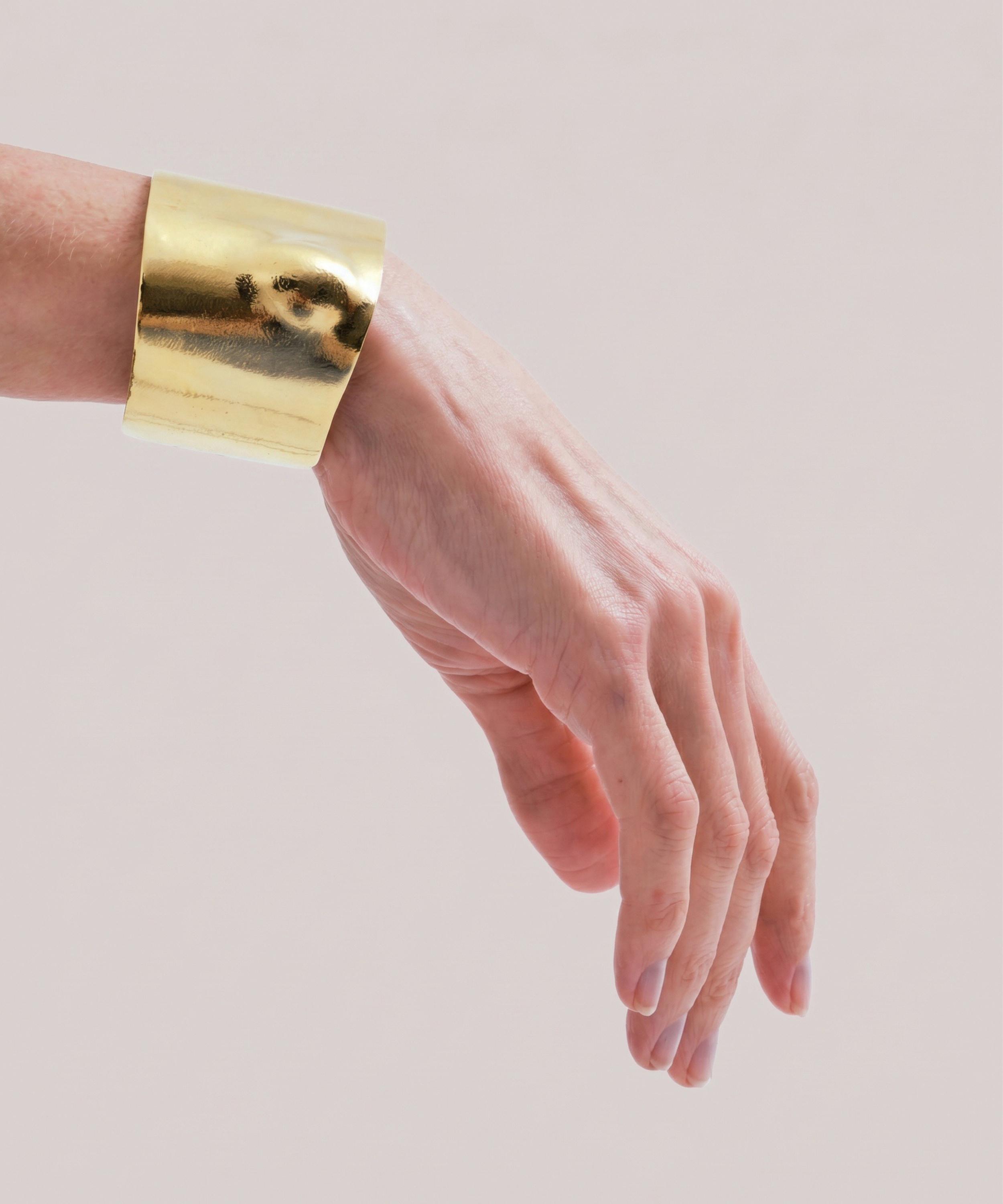Wouters & Hendrix - Gold-Plated Silver Embrace Cuff Bracelet image number 2