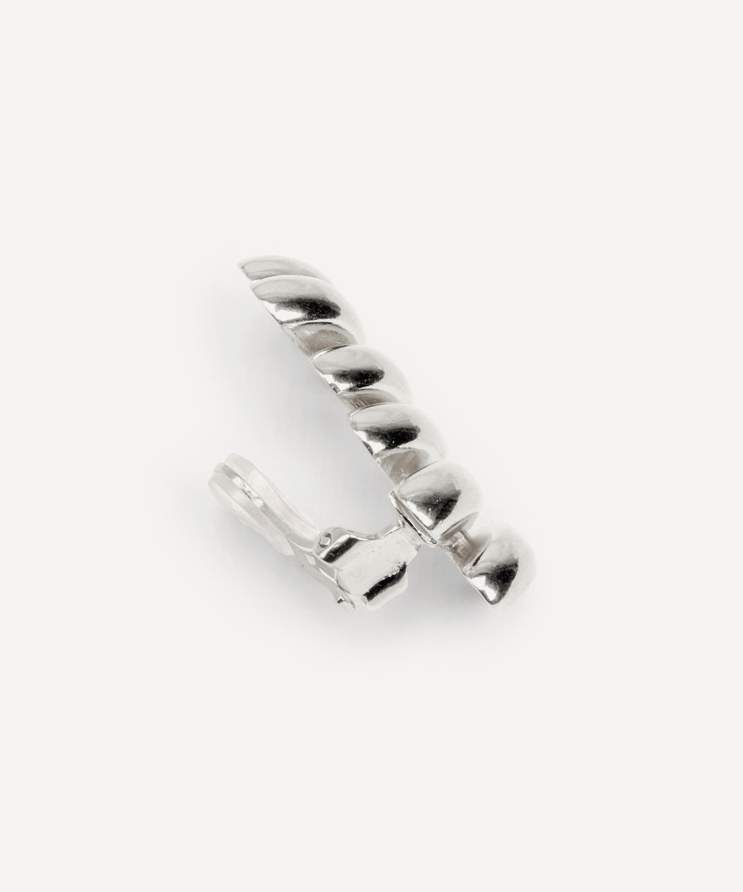 Wouters & Hendrix - Silver Classic Climber Clip Earring image number 2