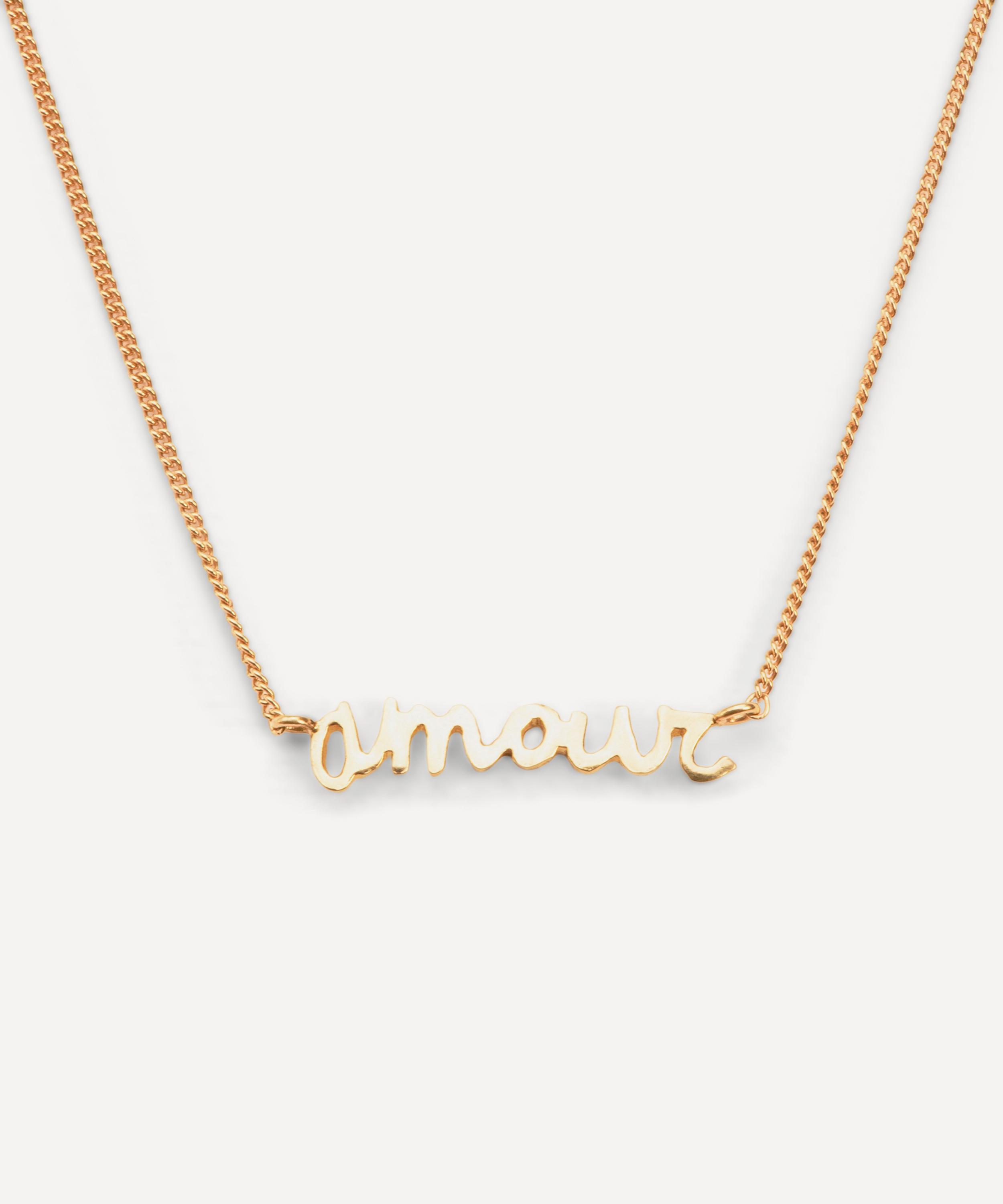 Wouters & Hendrix - Gold-Plated Silver Amour Necklace image number 0