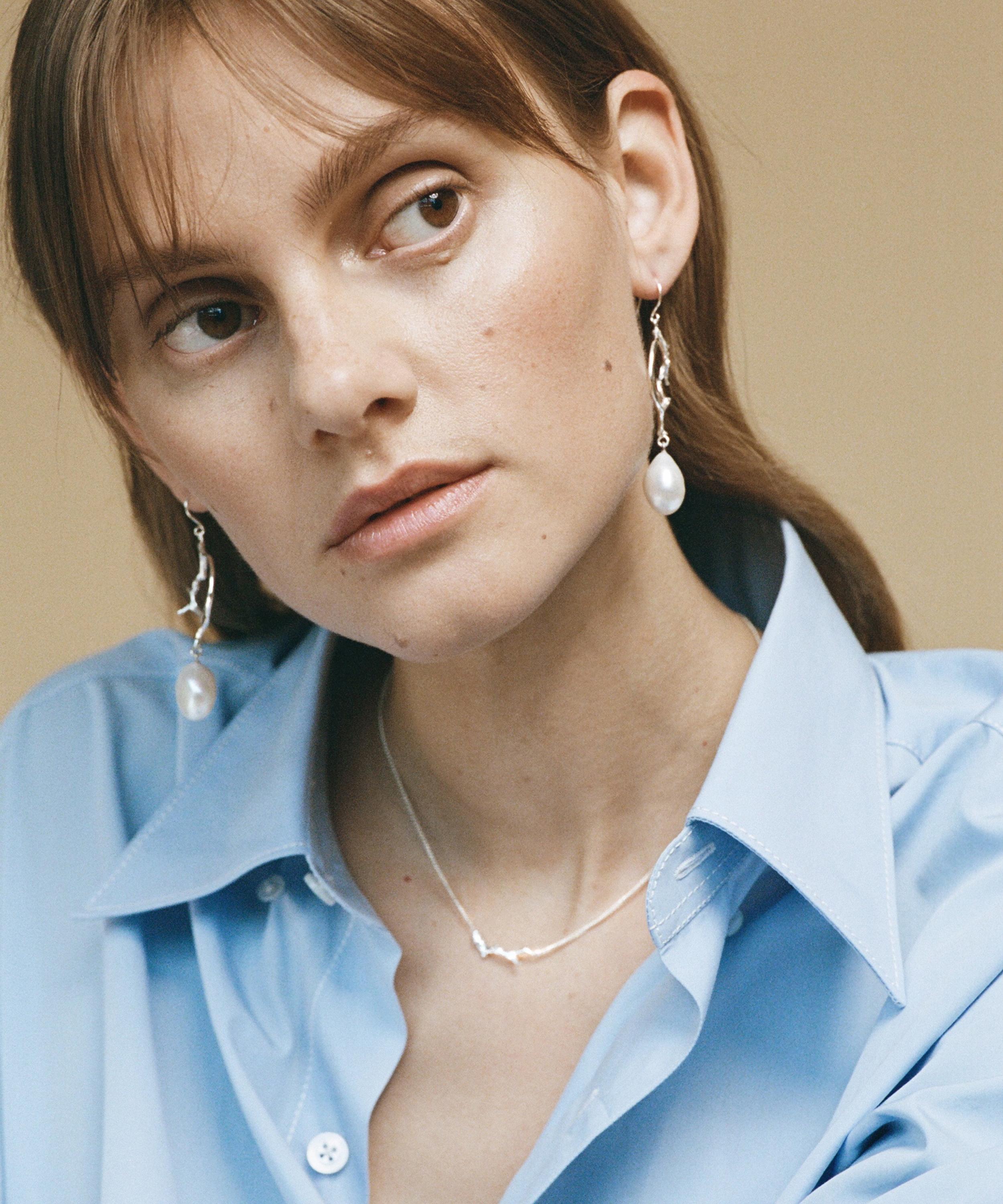Wouters & Hendrix - Silver Branch Necklace image number 1