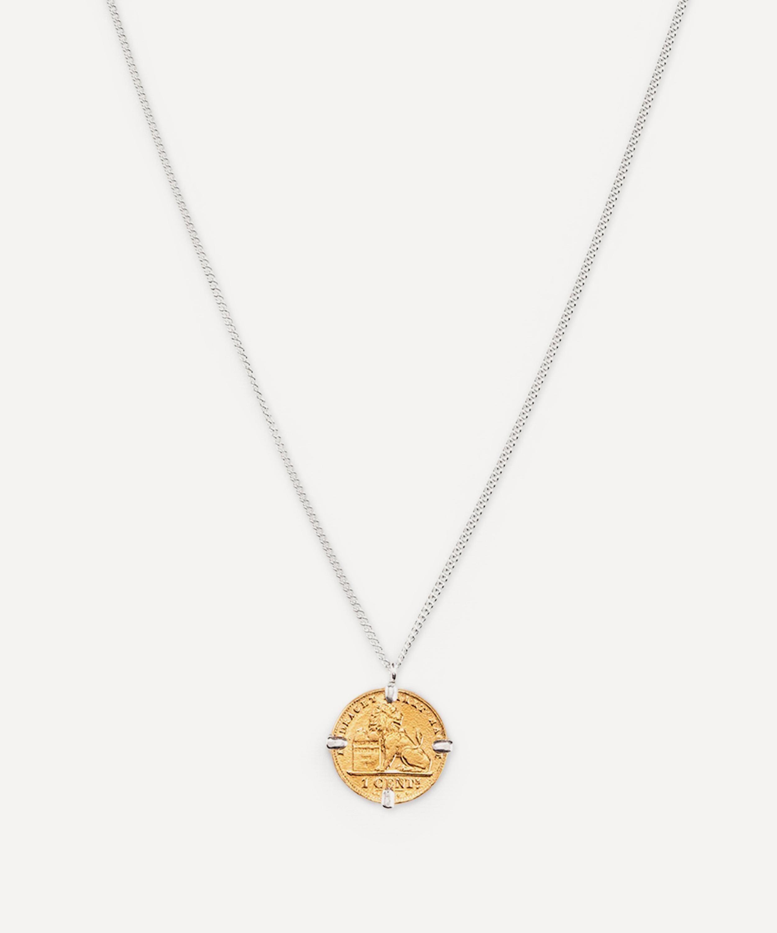 Wouters & Hendrix -  Gold-Plated Silver Coin Necklace image number 0