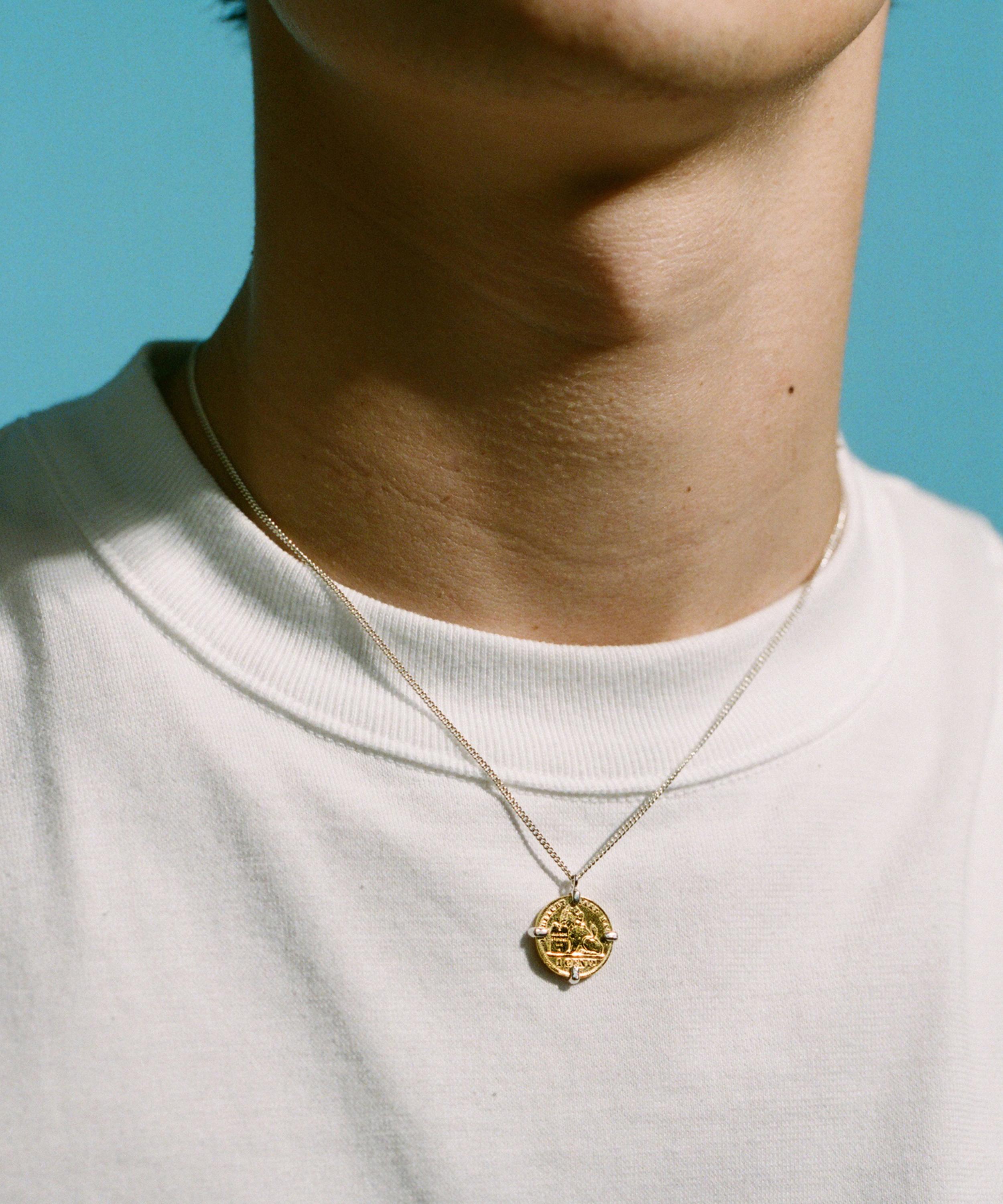 Wouters & Hendrix -  Gold-Plated Silver Coin Necklace image number 2