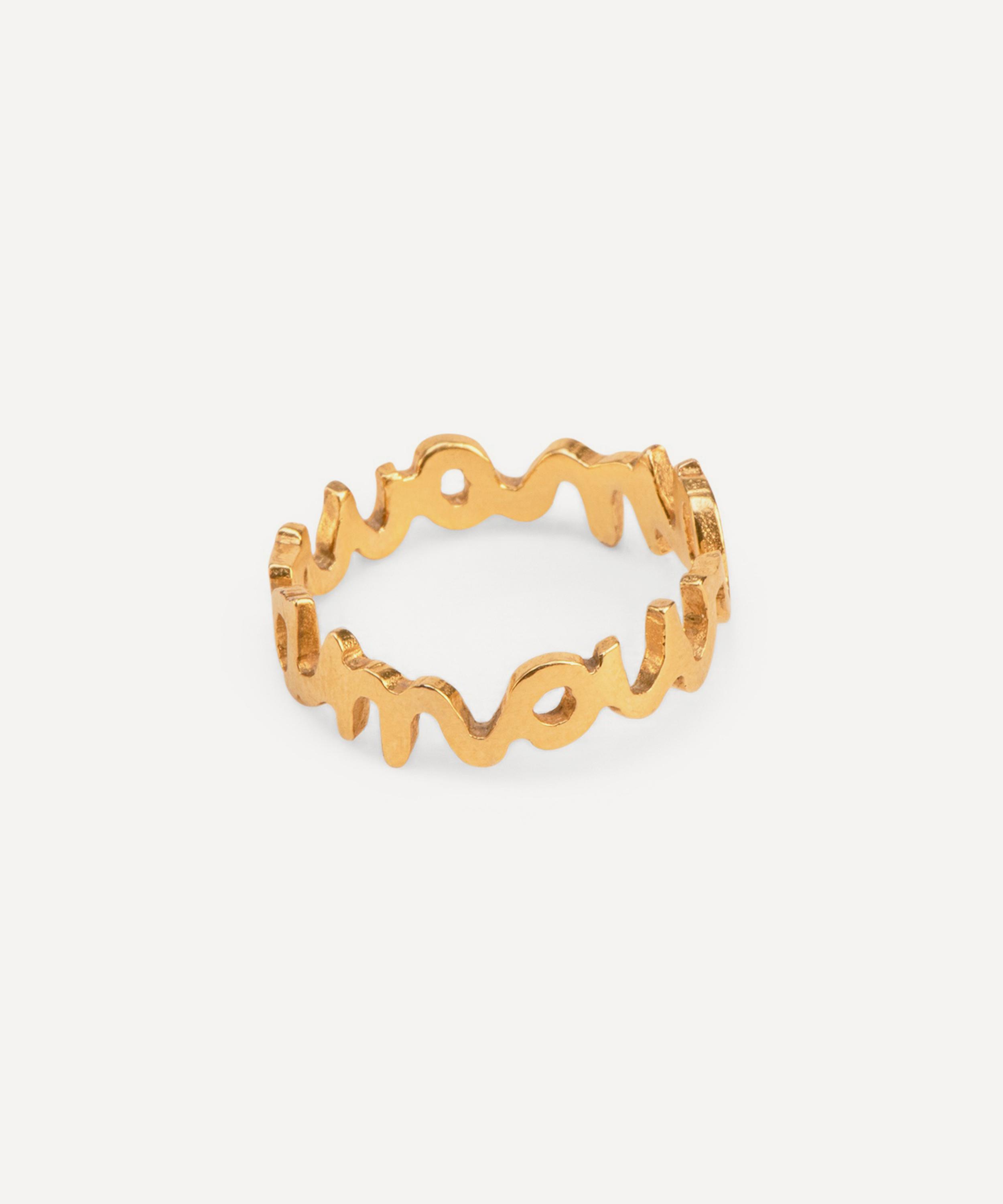 Wouters & Hendrix - Gold-Plated Silver Amour Ring image number 0