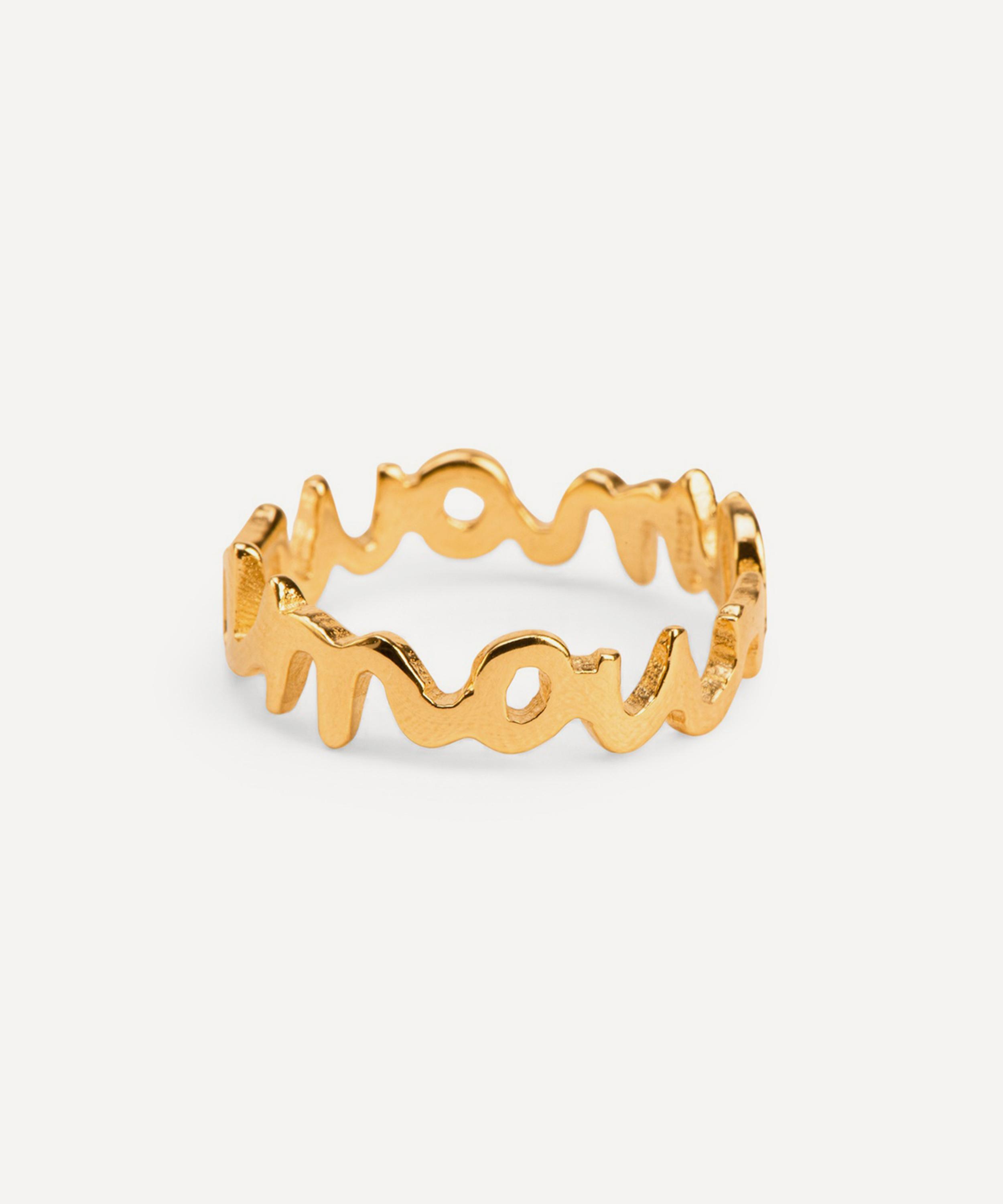 Wouters & Hendrix - Gold-Plated Silver Amour Ring image number 3