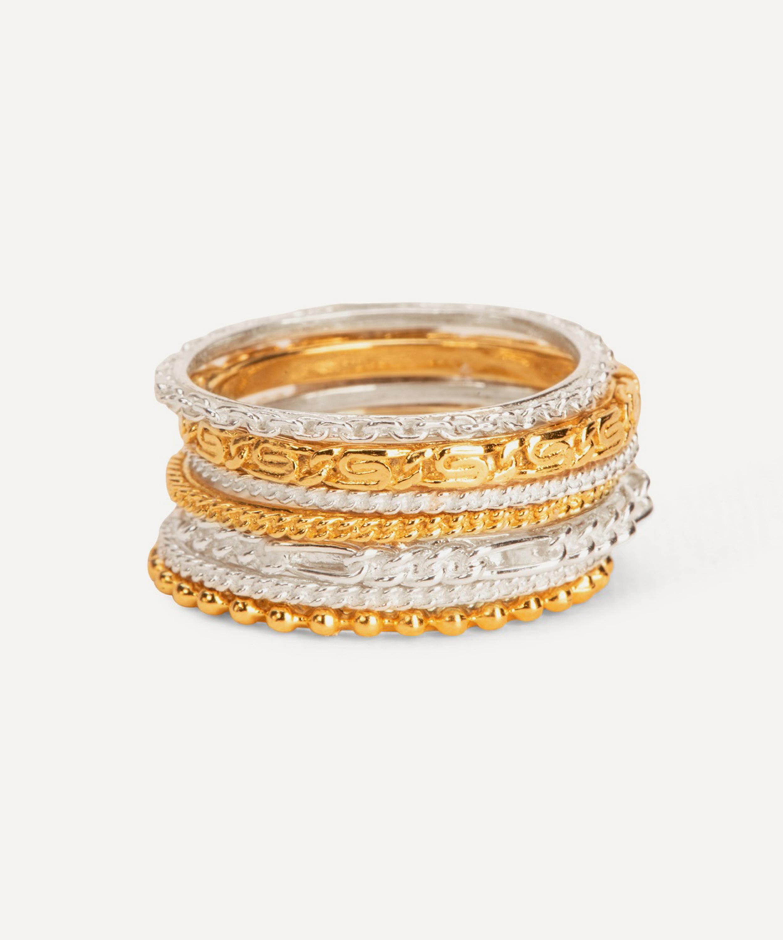Wouters & Hendrix - Gold-Plated Silver Chapters Ring image number 0