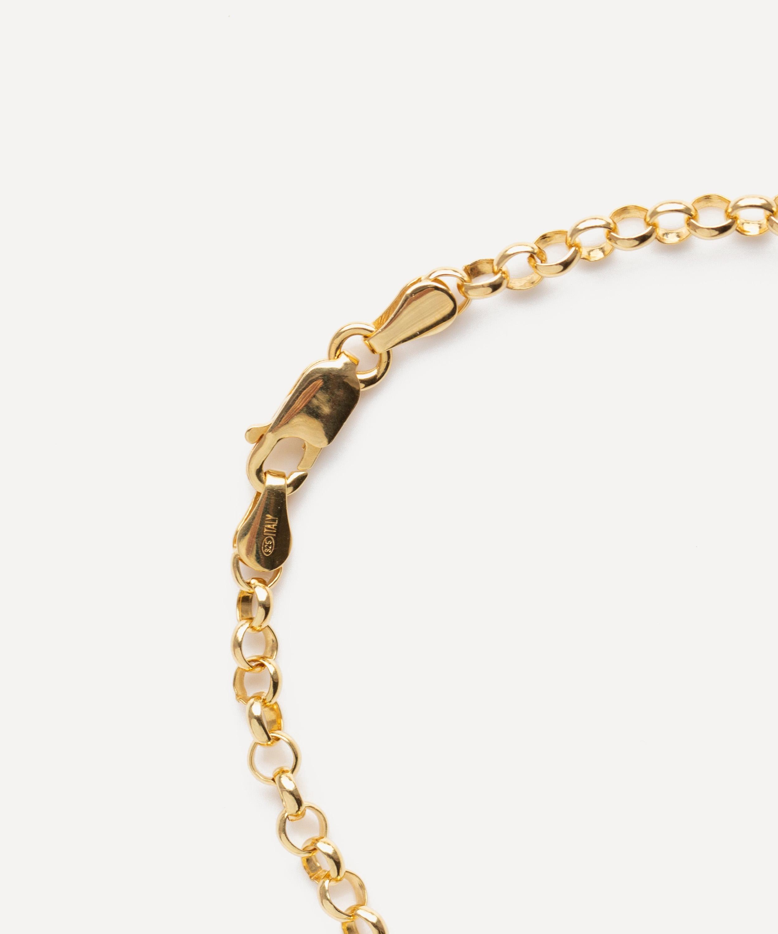Carrie Elizabeth - Gold Plated T Bar Chain Necklace image number 3