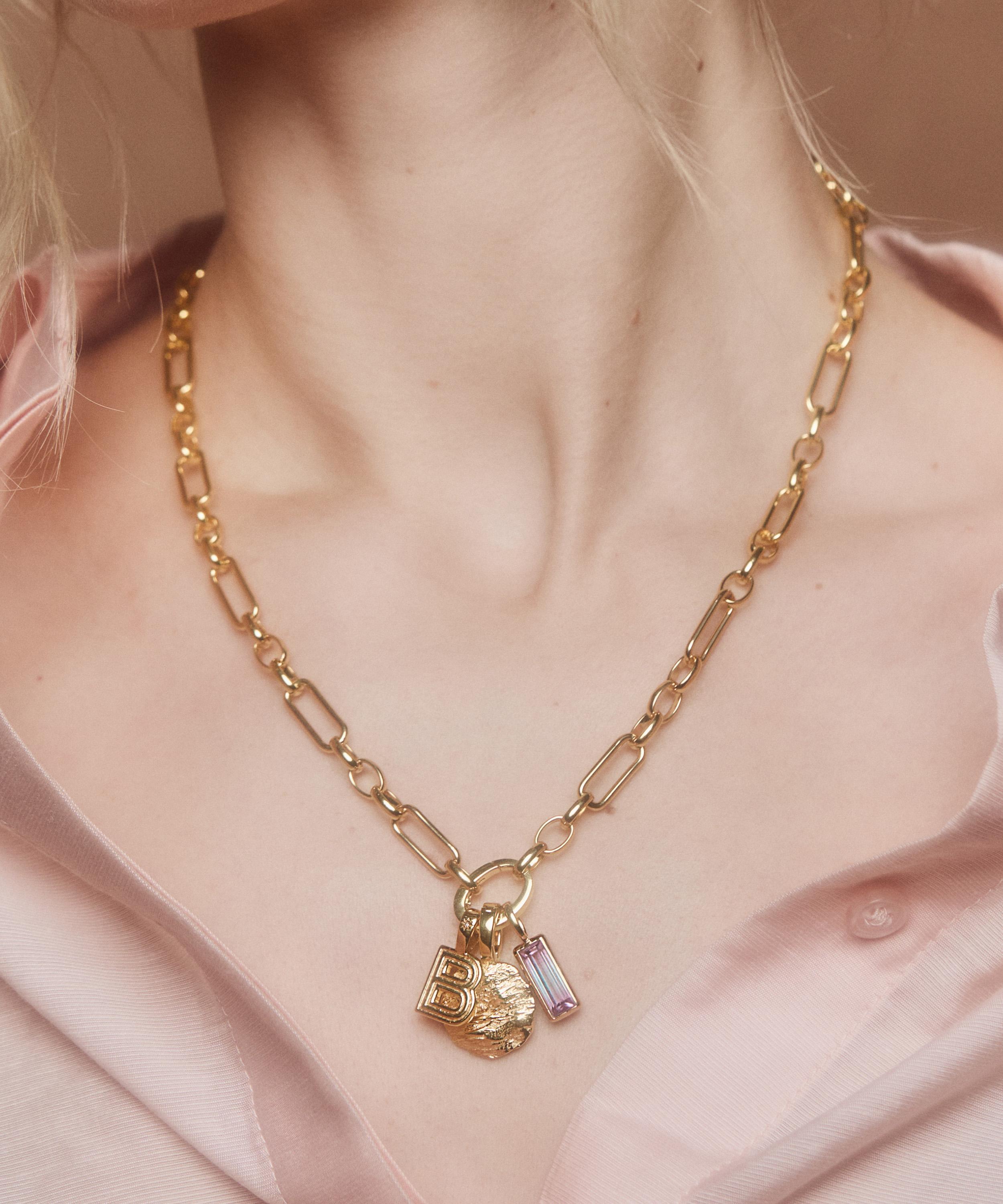 Carrie Elizabeth - 14ct Gold Plated Luxe Link Chain Necklace image number 1