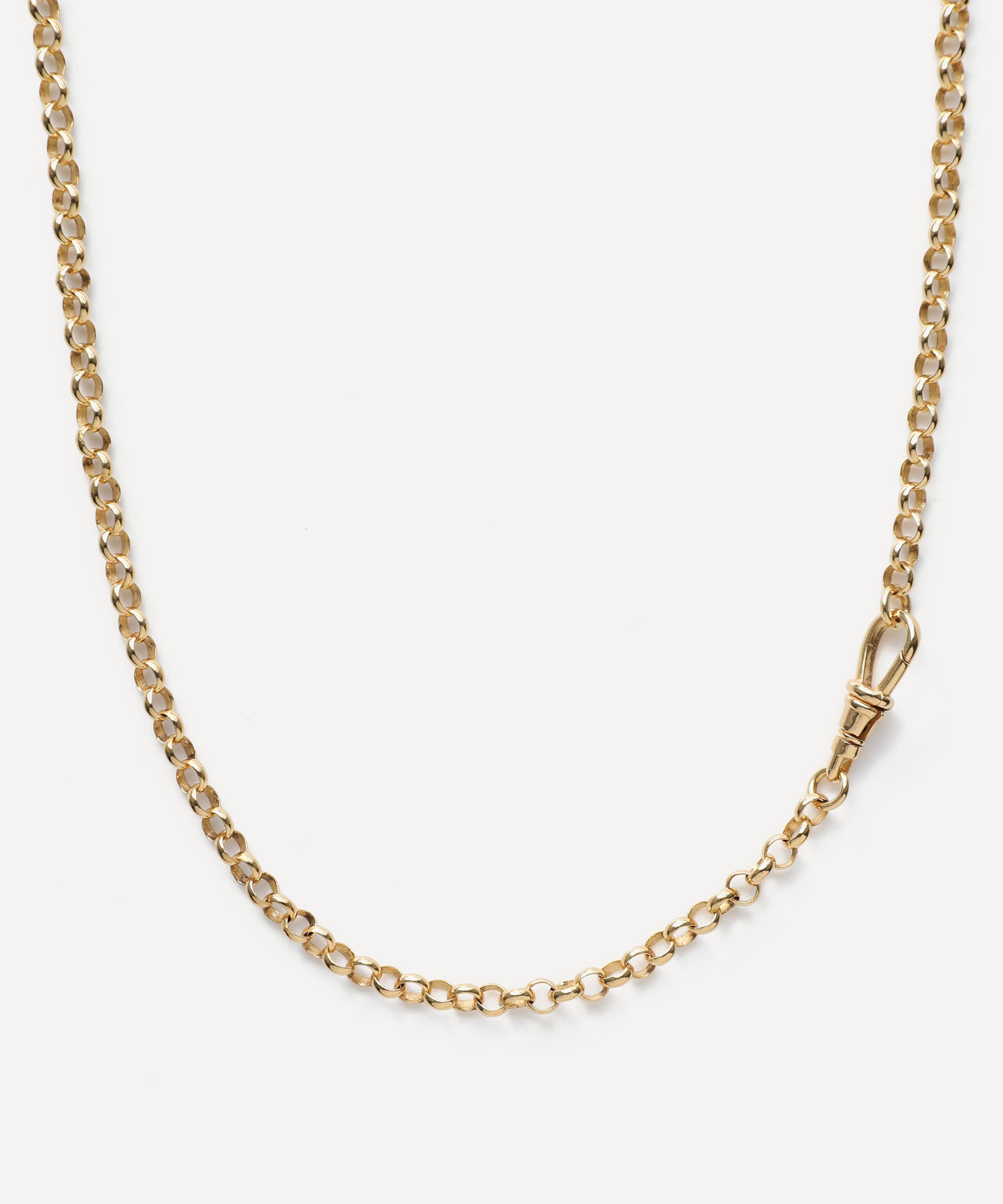 Carrie Elizabeth - 18ct Gold Plated Albert Vintage Chain Necklace image number 0