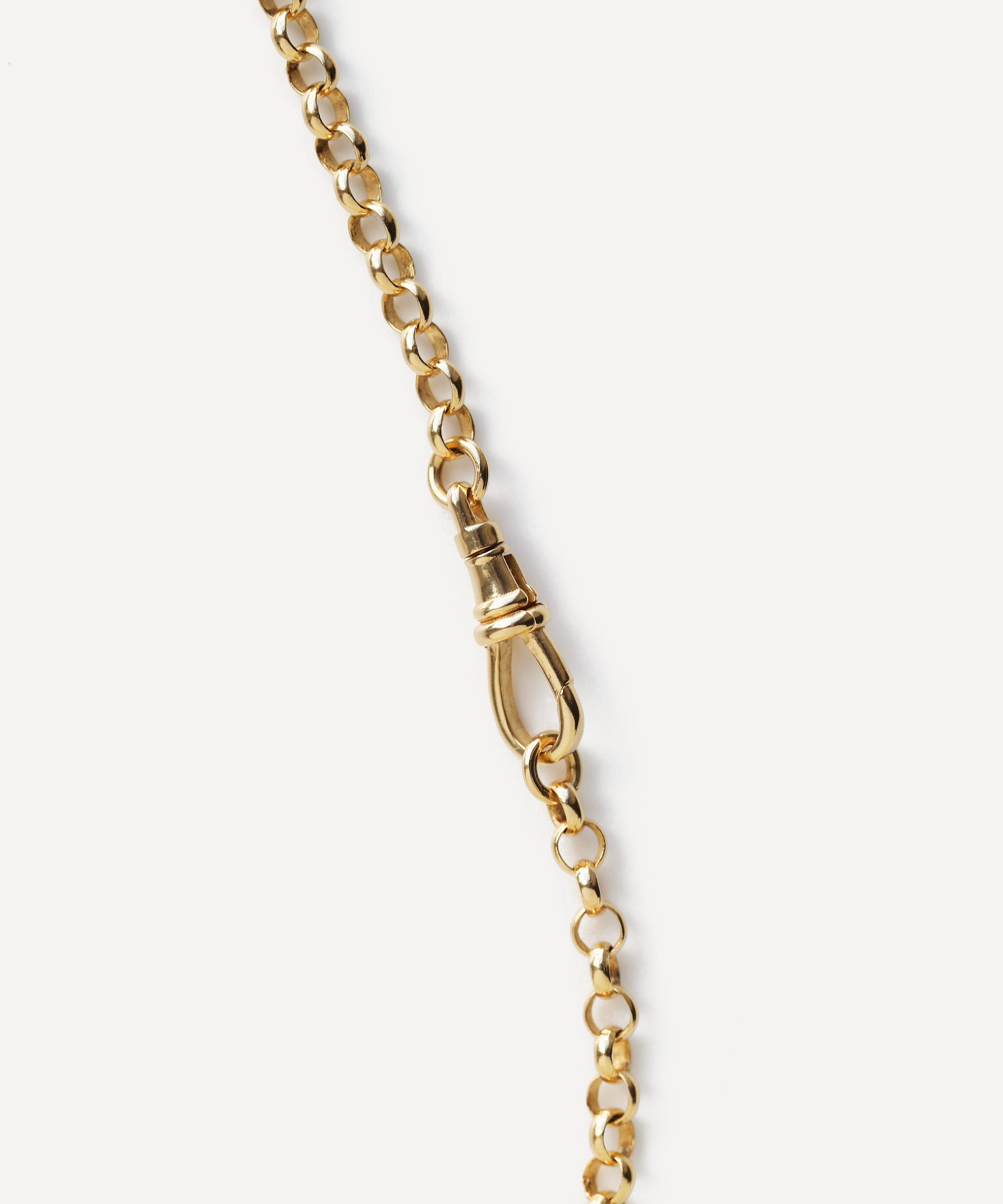 Carrie Elizabeth - 18ct Gold Plated Albert Vintage Chain Necklace image number 5