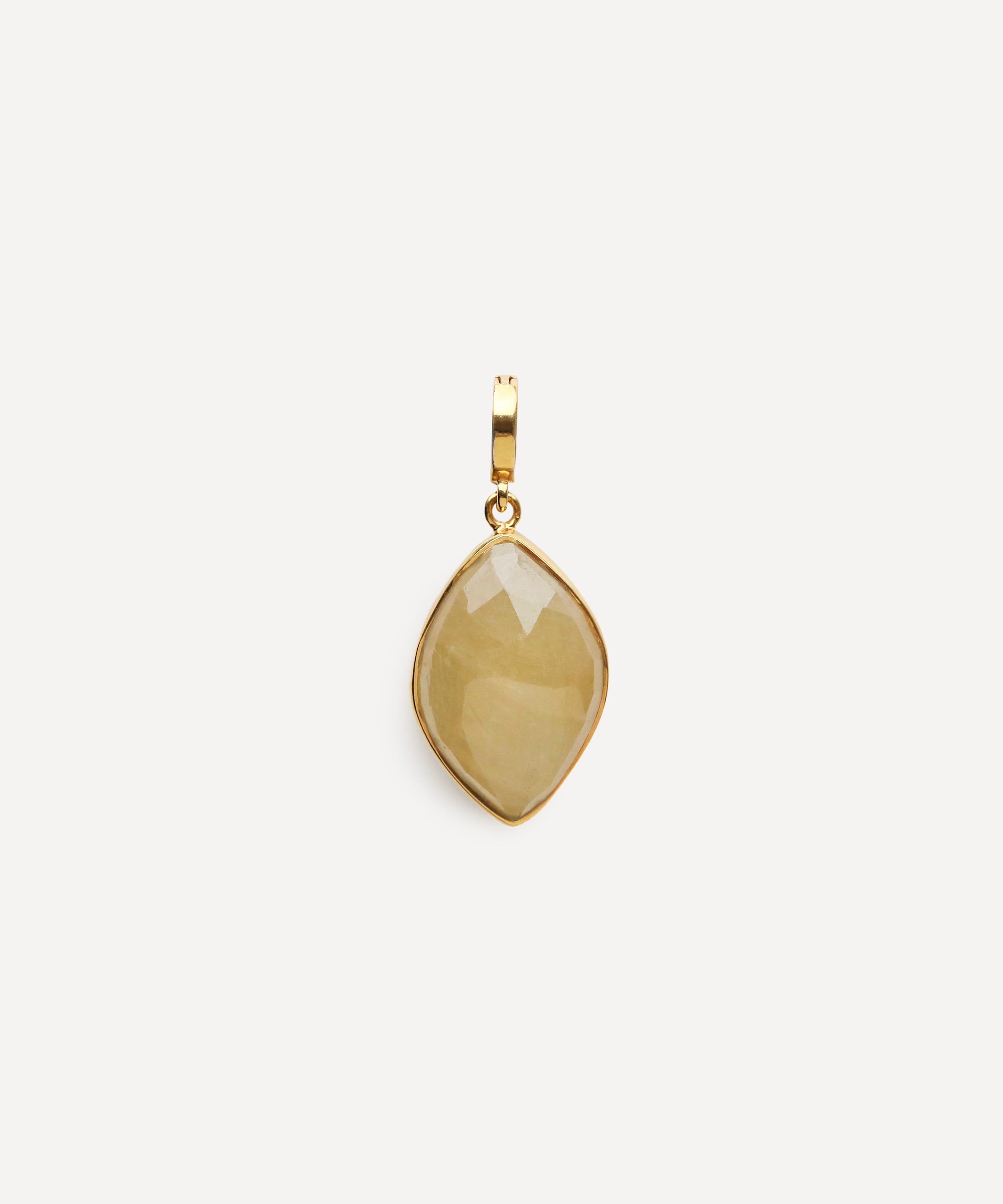 Carrie Elizabeth - 14ct  Gold Yellow Sapphire Pendant image number 0
