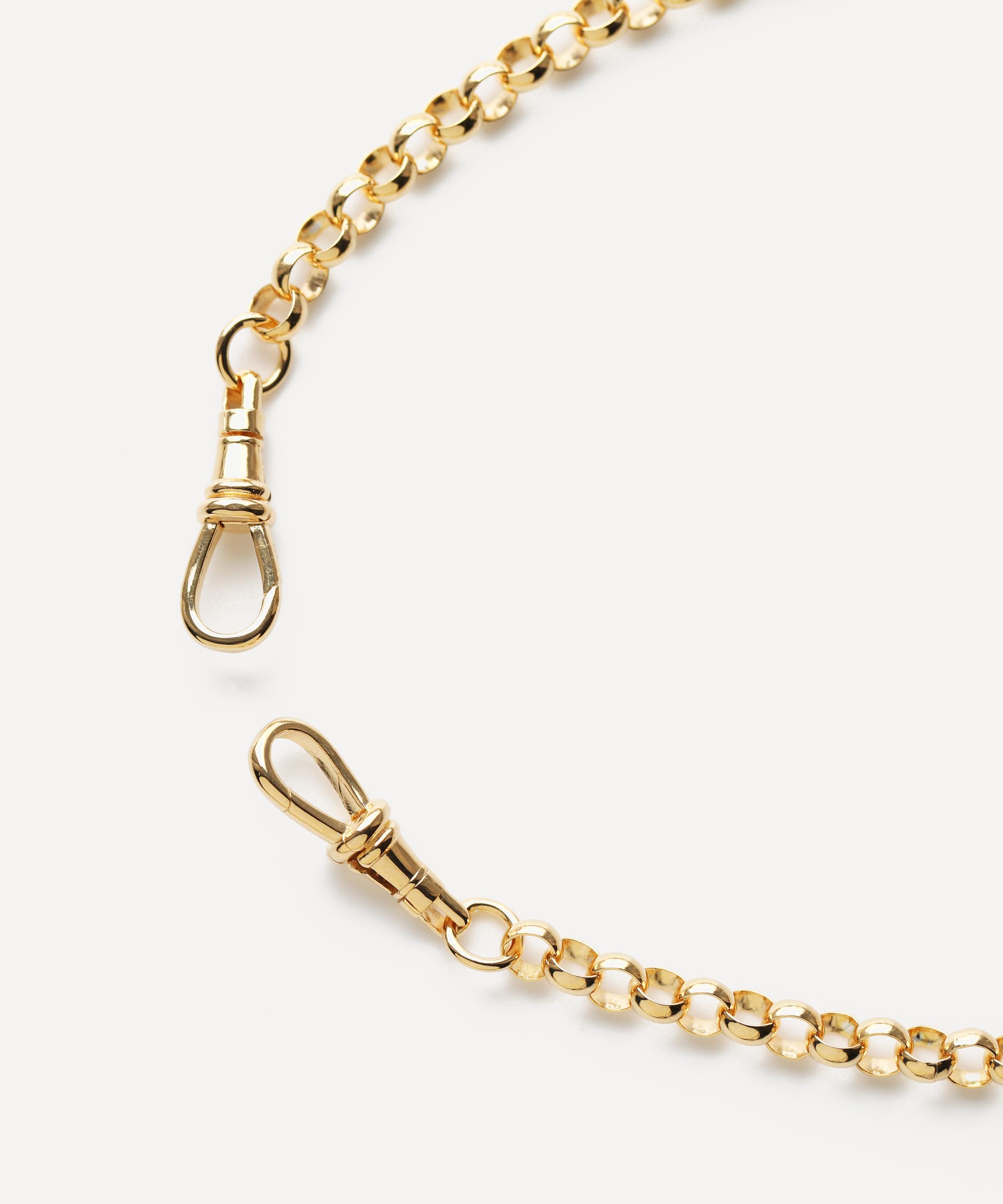 Carrie Elizabeth - 18ct Gold Plated Luxe Chunky Dogclip Necklace image number 4
